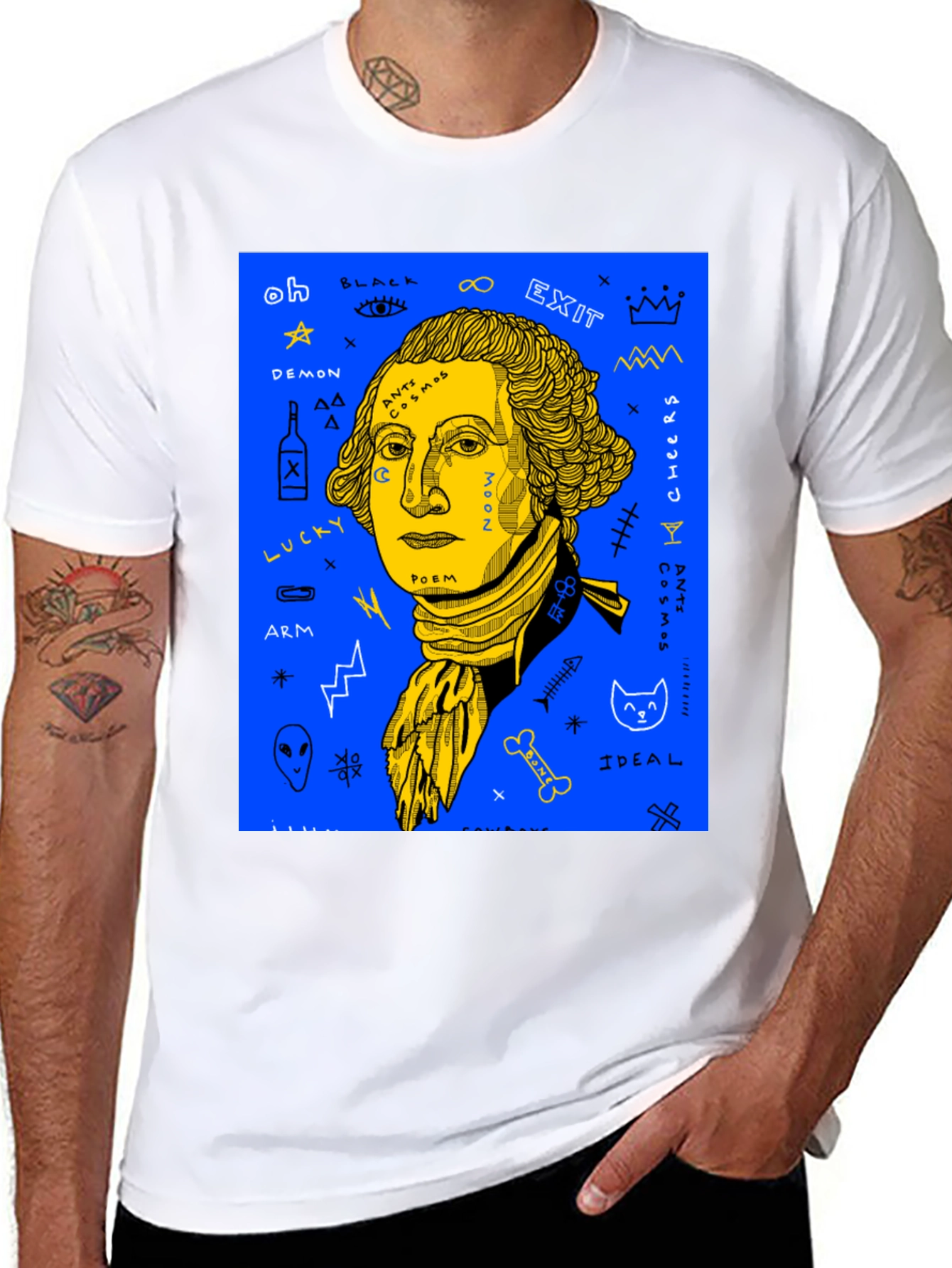 George Washington Anti Cosmos Graphic Tee