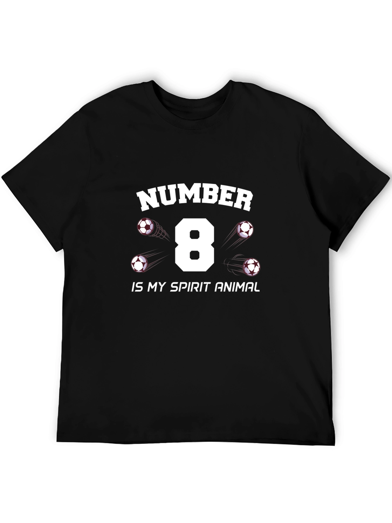 Number 8 Soccer Spirit Animal T-Shirt