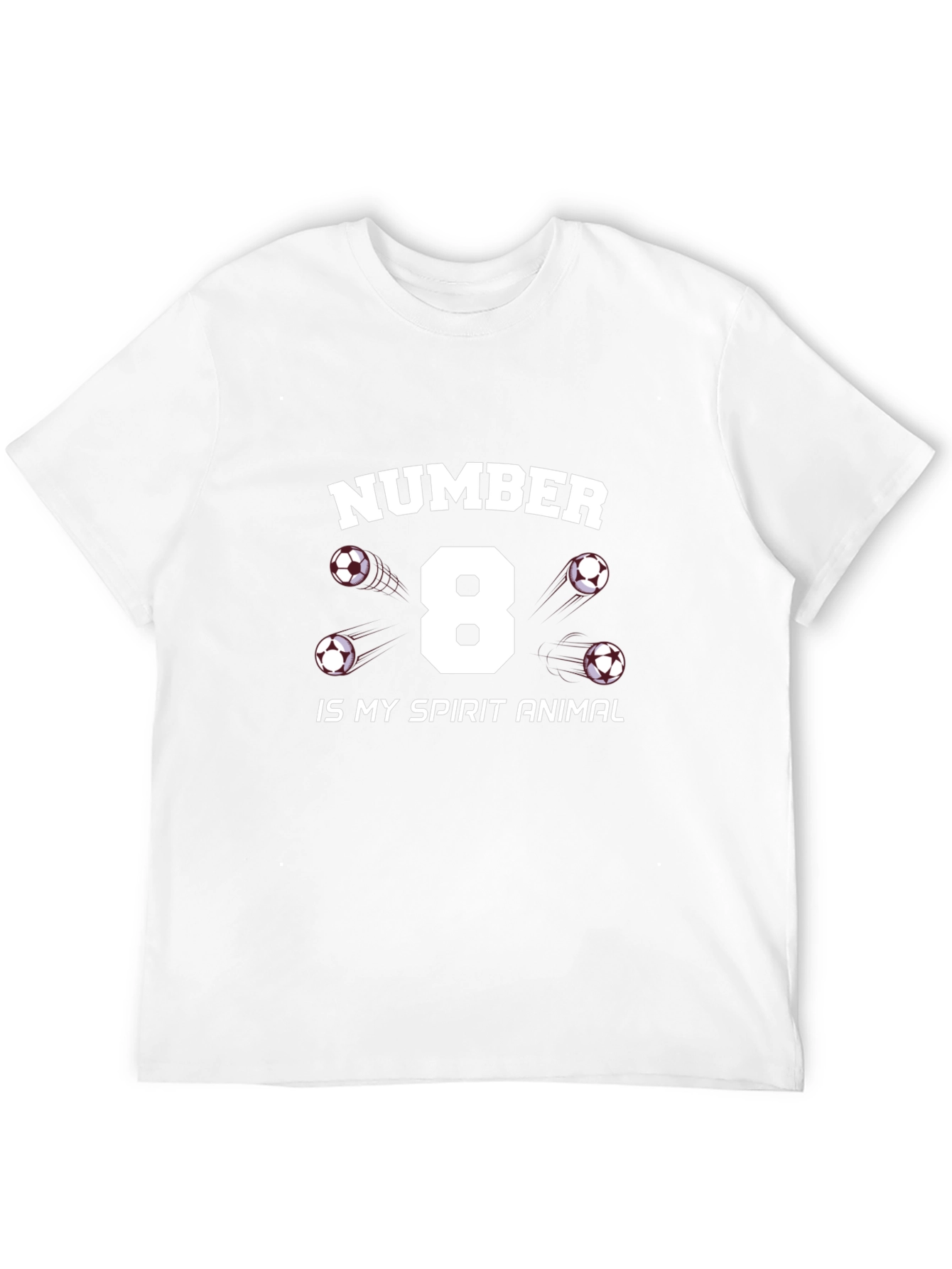Number 8 Soccer Spirit Animal T-Shirt