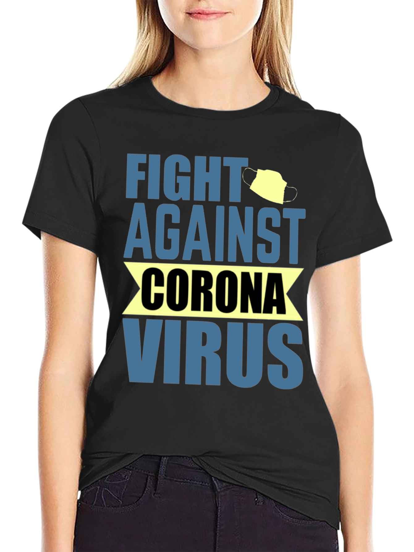 Fight Corona Virus Graphic T-Shirt