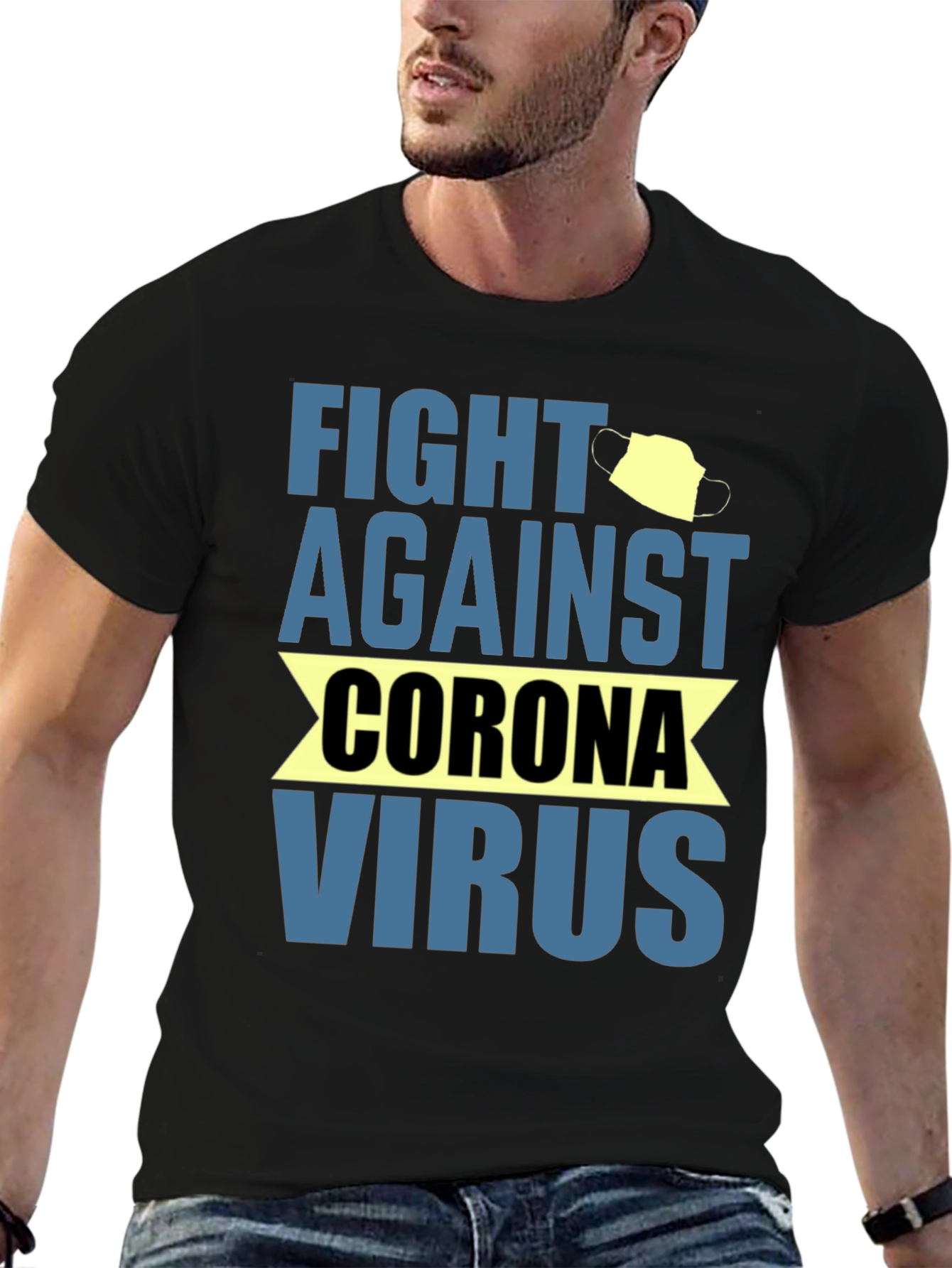 Fight Corona Virus Graphic T-Shirt