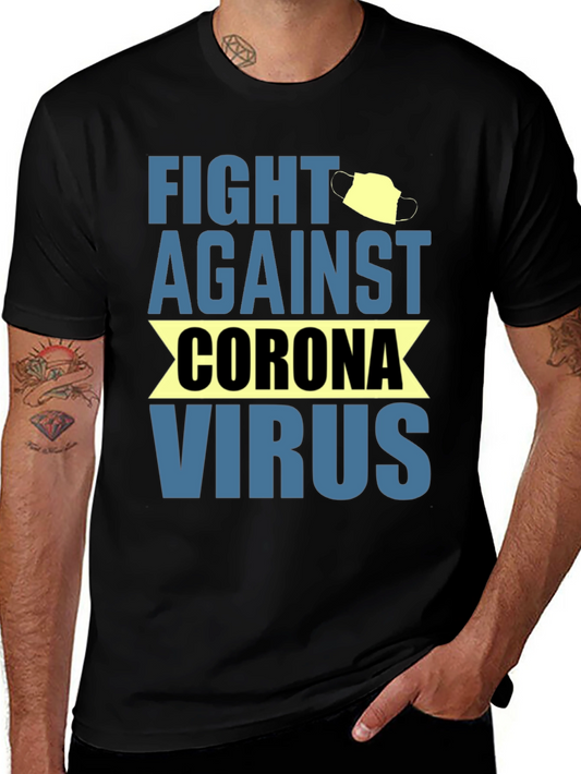 Fight Corona Virus Graphic T-Shirt
