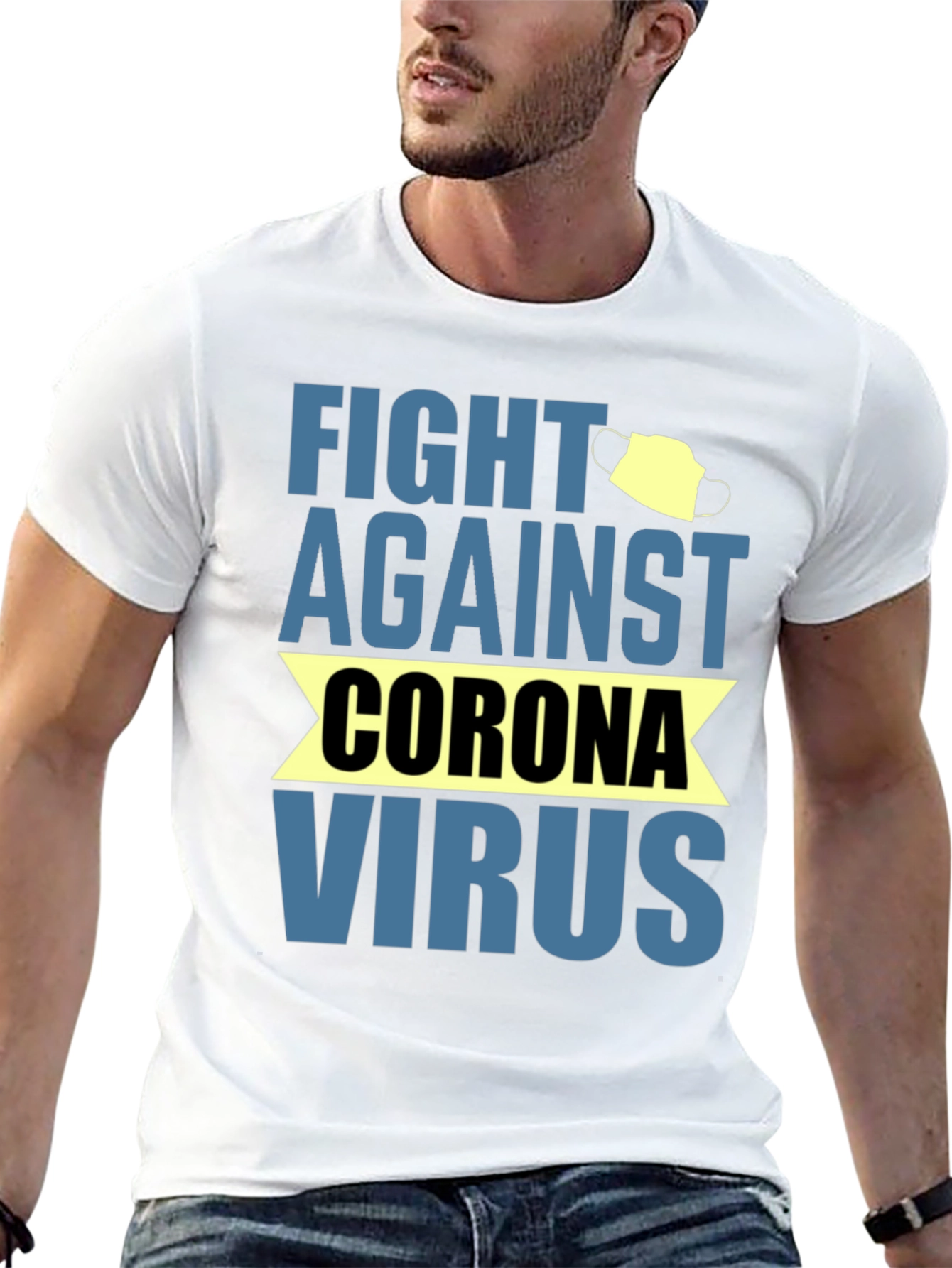 Fight Corona Virus Graphic T-Shirt