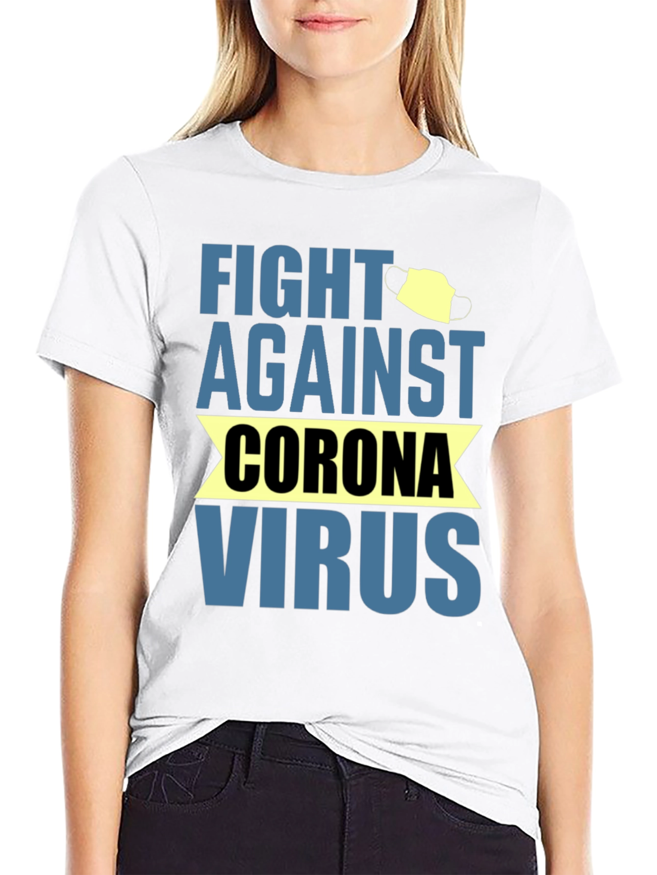 Fight Corona Virus Graphic T-Shirt