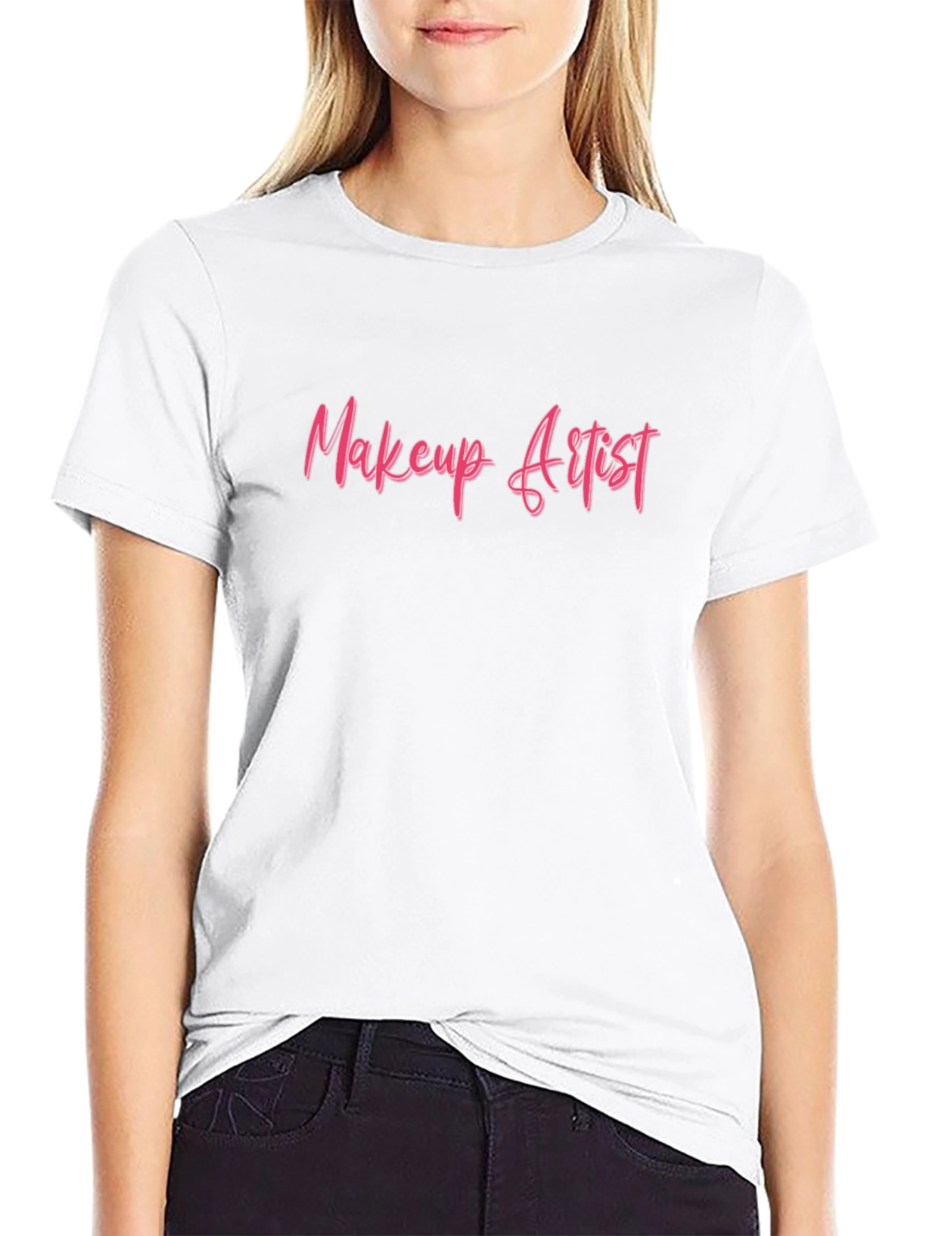 Makeup Artist Graphic Tee - Black Unisex T-Shirt