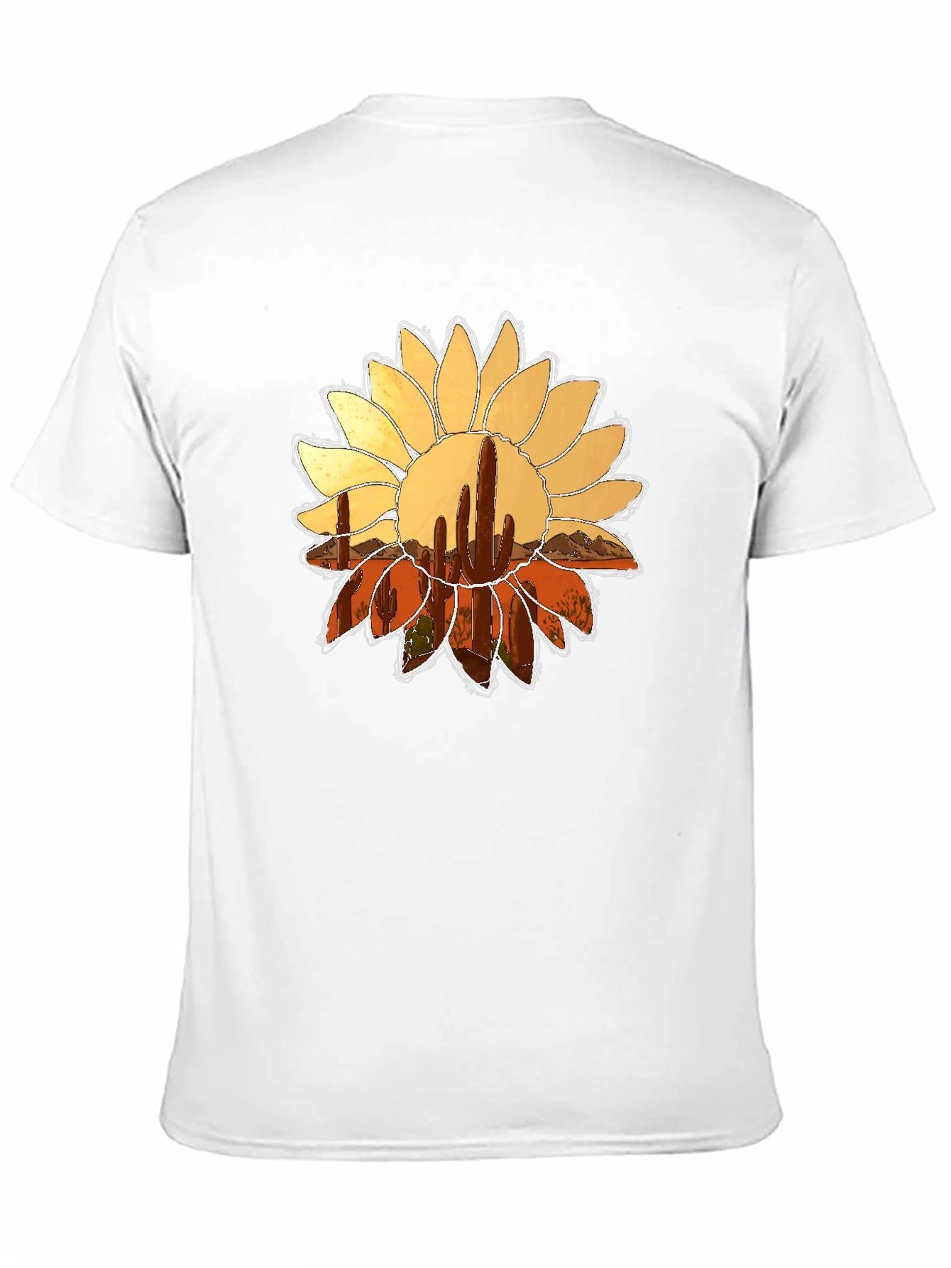 Cactus Flower Graphic Tee - Desert Bloom