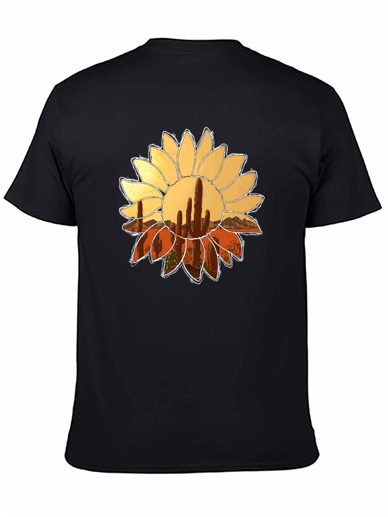 Cactus Flower Graphic Tee - Desert Bloom