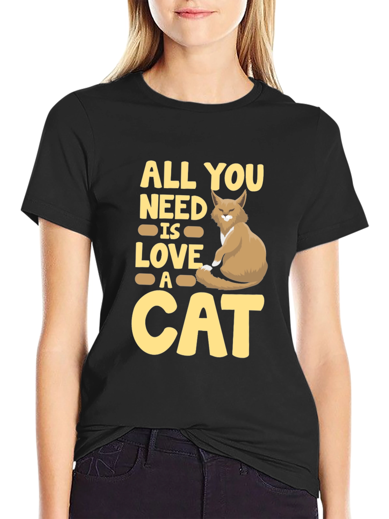 All You Need is Love & a Cat T-Shirt