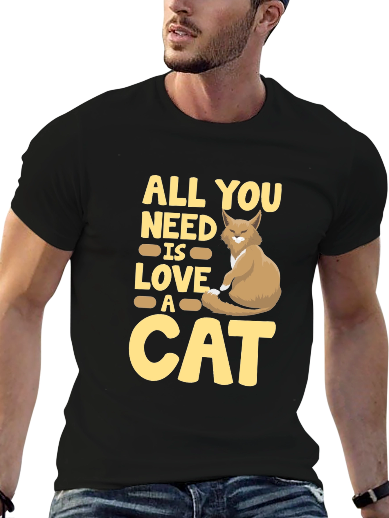 All You Need is Love & a Cat T-Shirt