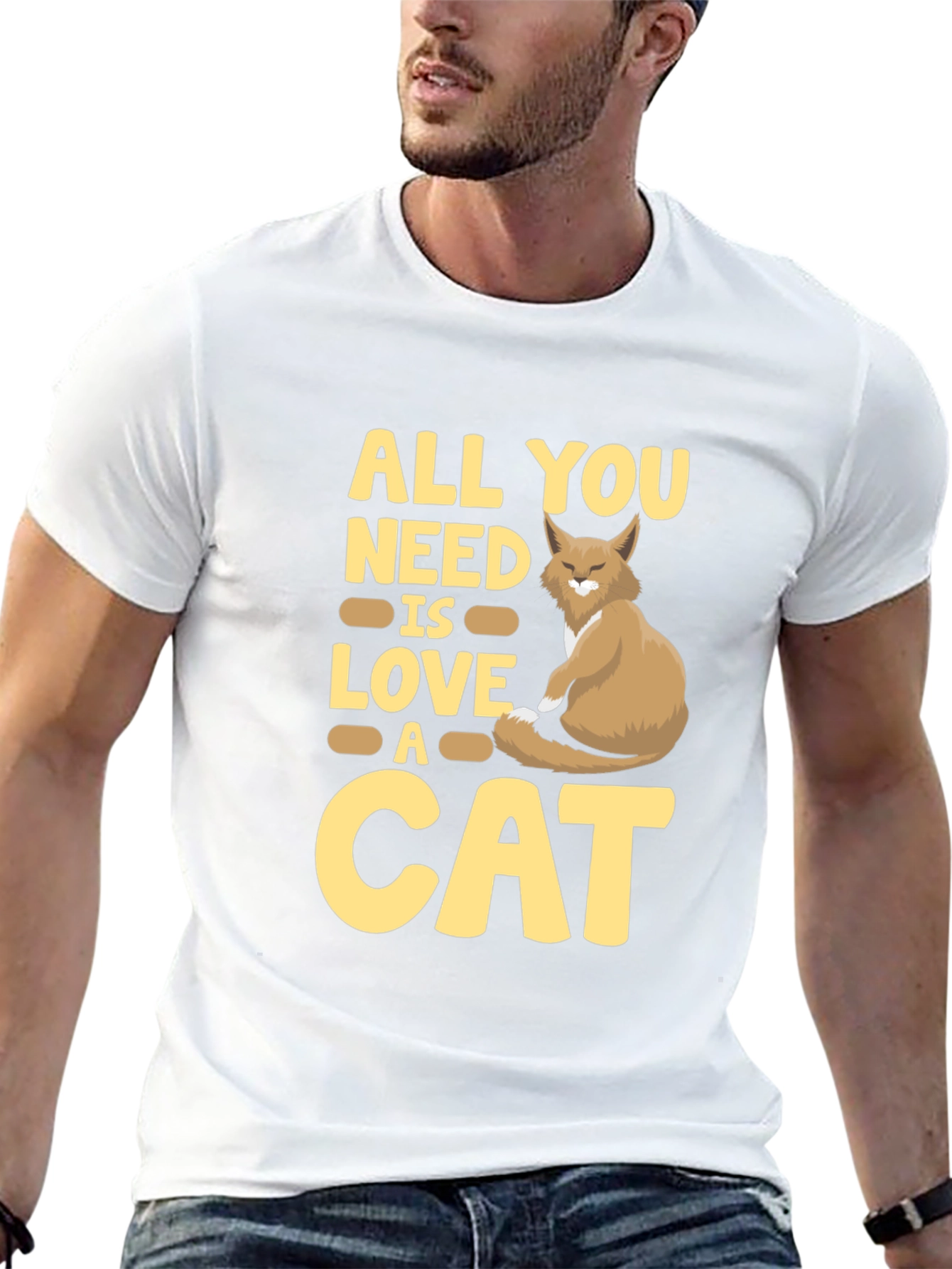 All You Need is Love & a Cat T-Shirt