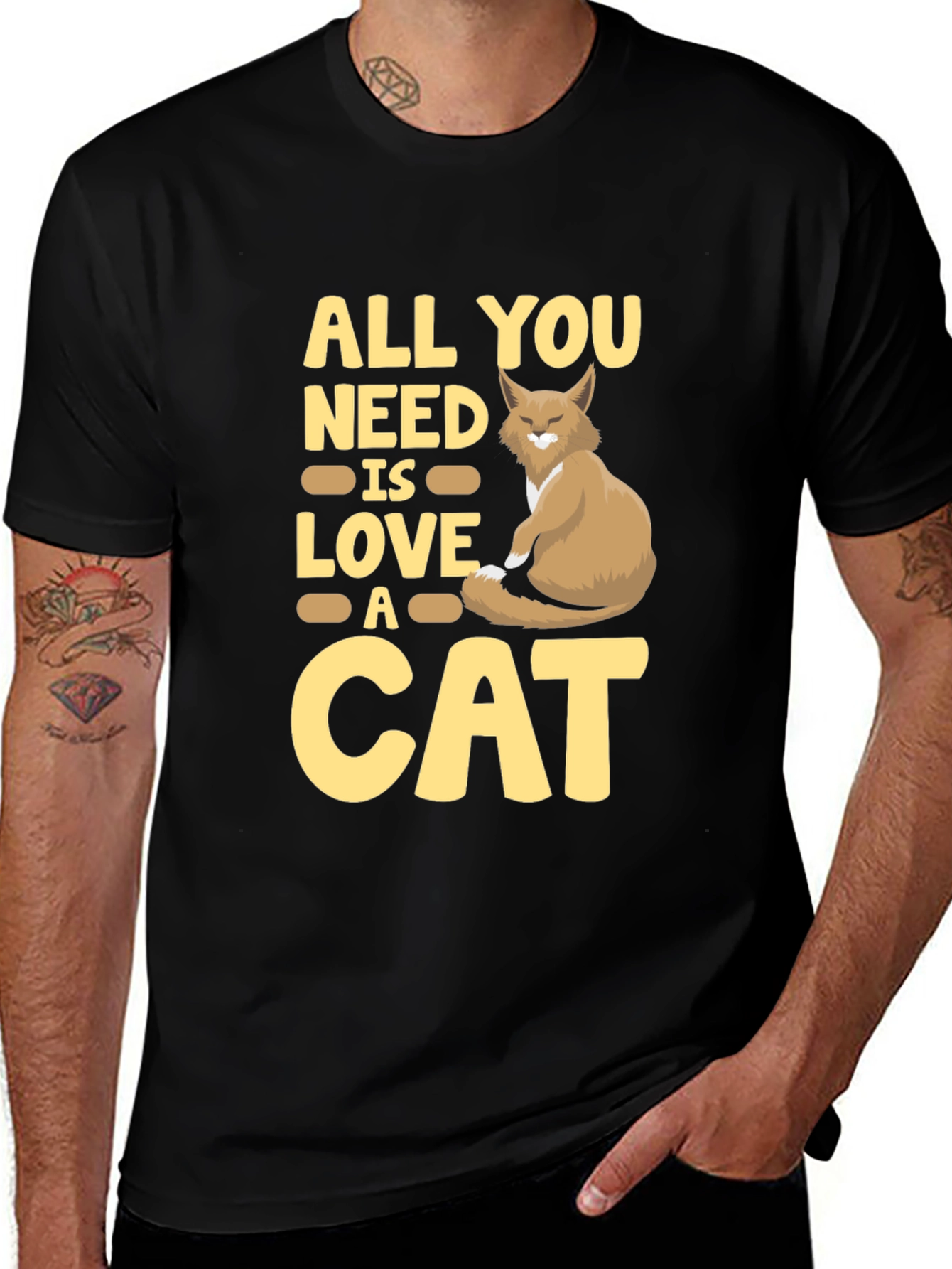 All You Need is Love & a Cat T-Shirt