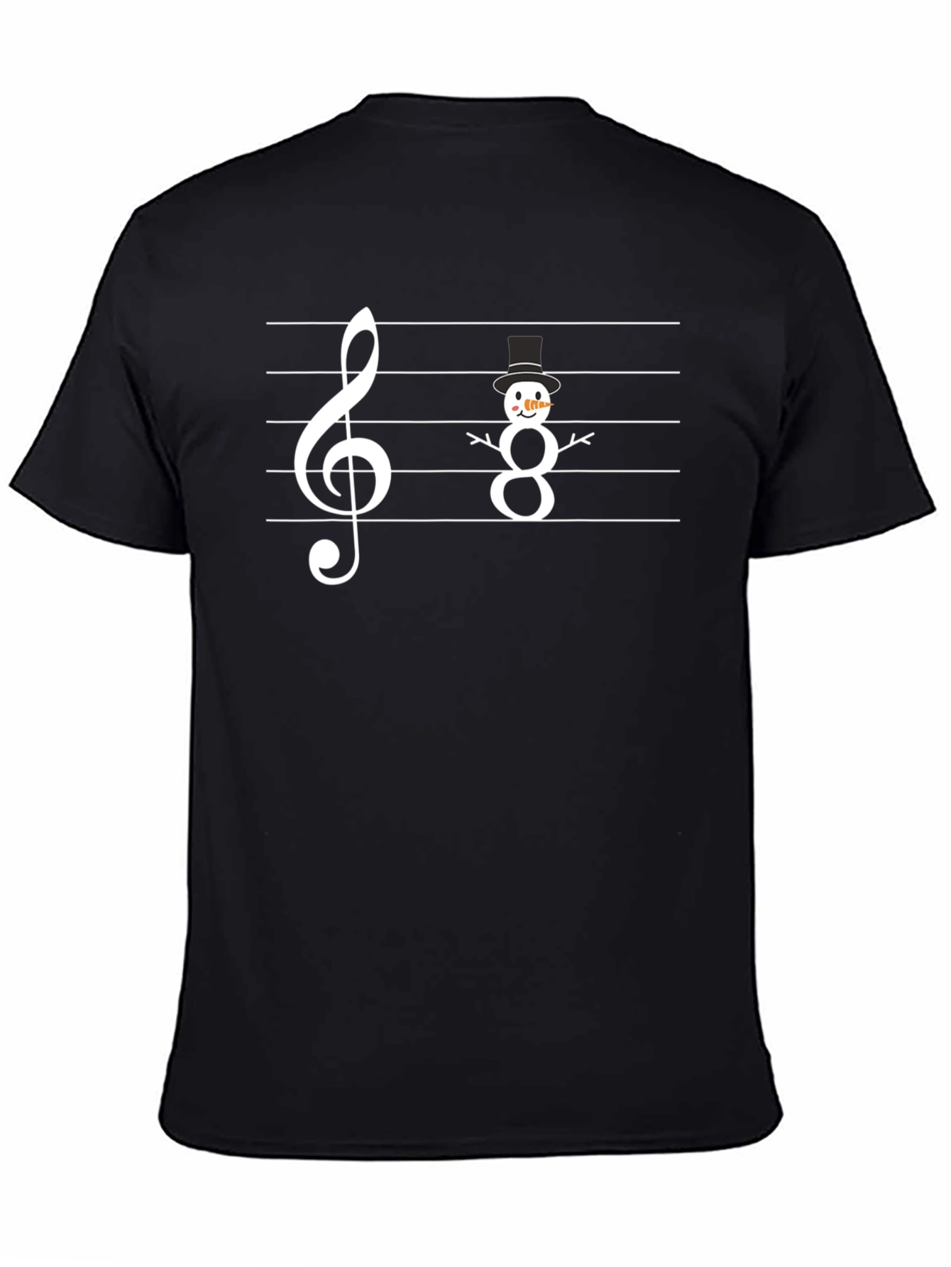 Music Snowman T-Shirt - Winter Holiday Tee