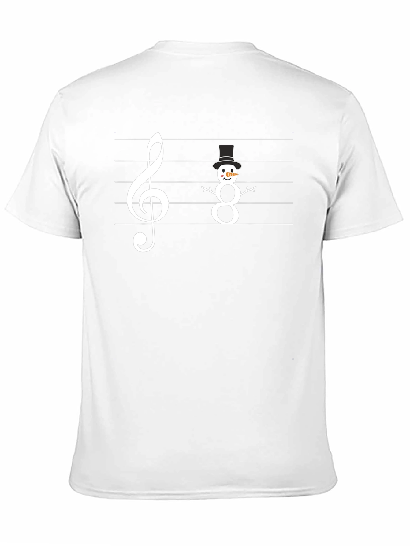 Music Snowman T-Shirt - Winter Holiday Tee