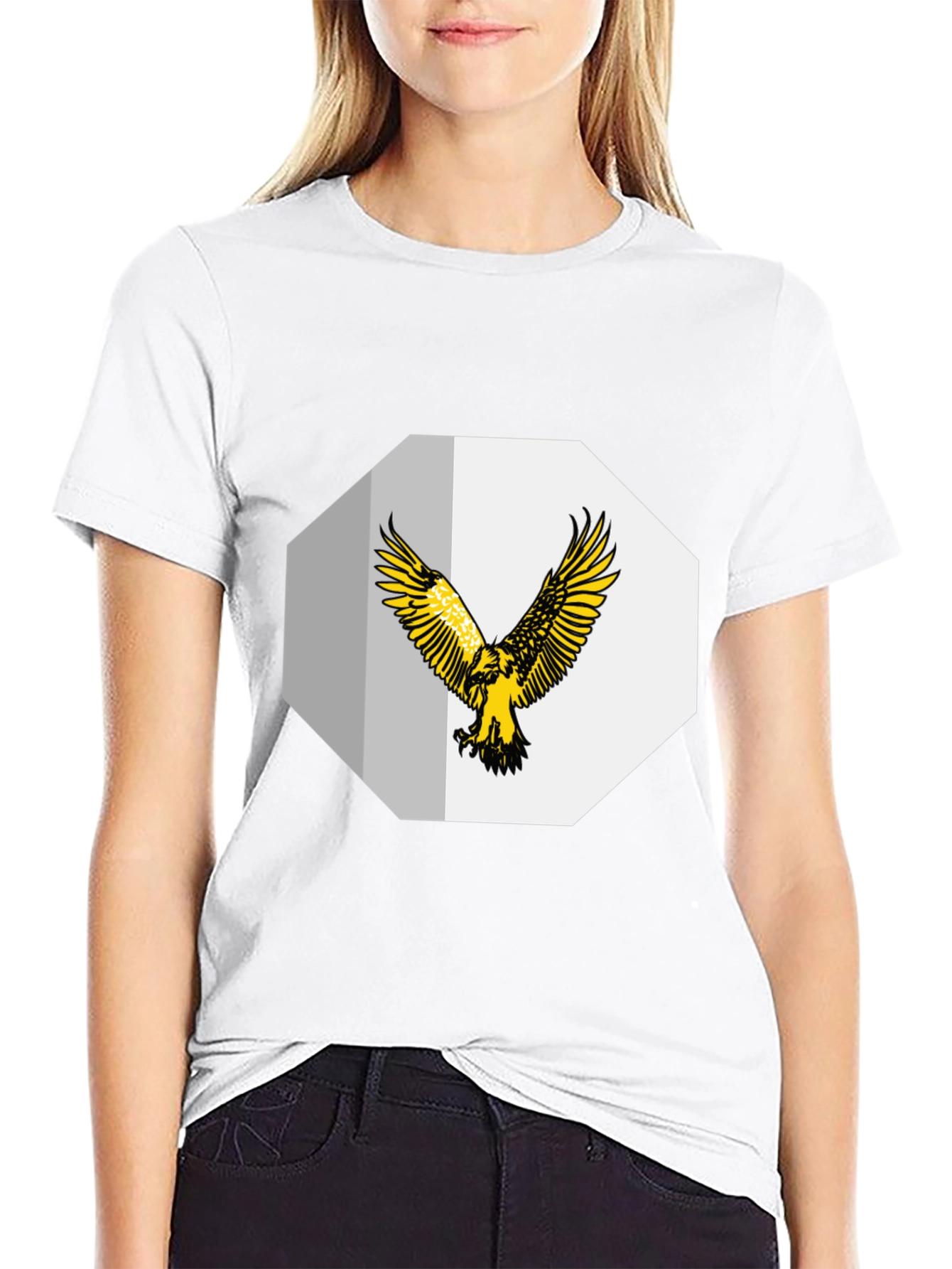 Eagle Graphic Tee - Stylish Mens Black T-Shirt
