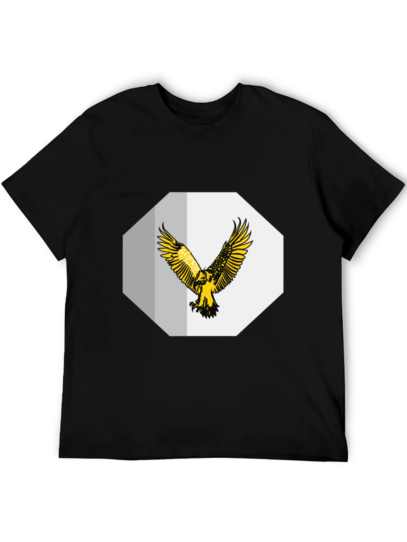 Eagle Graphic Tee - Stylish Mens Black T-Shirt