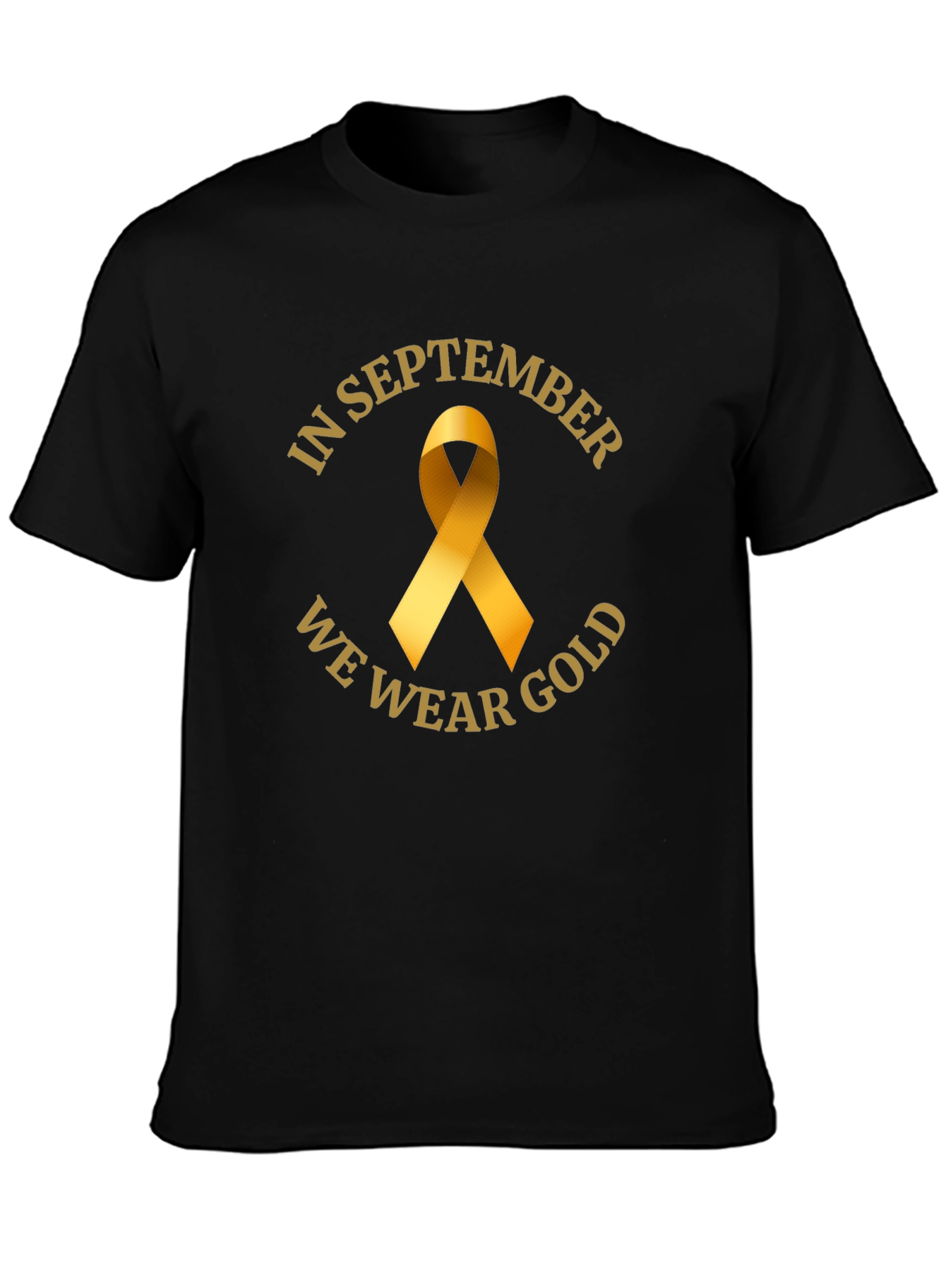 In September We Wear Gold Awareness T-Shirt