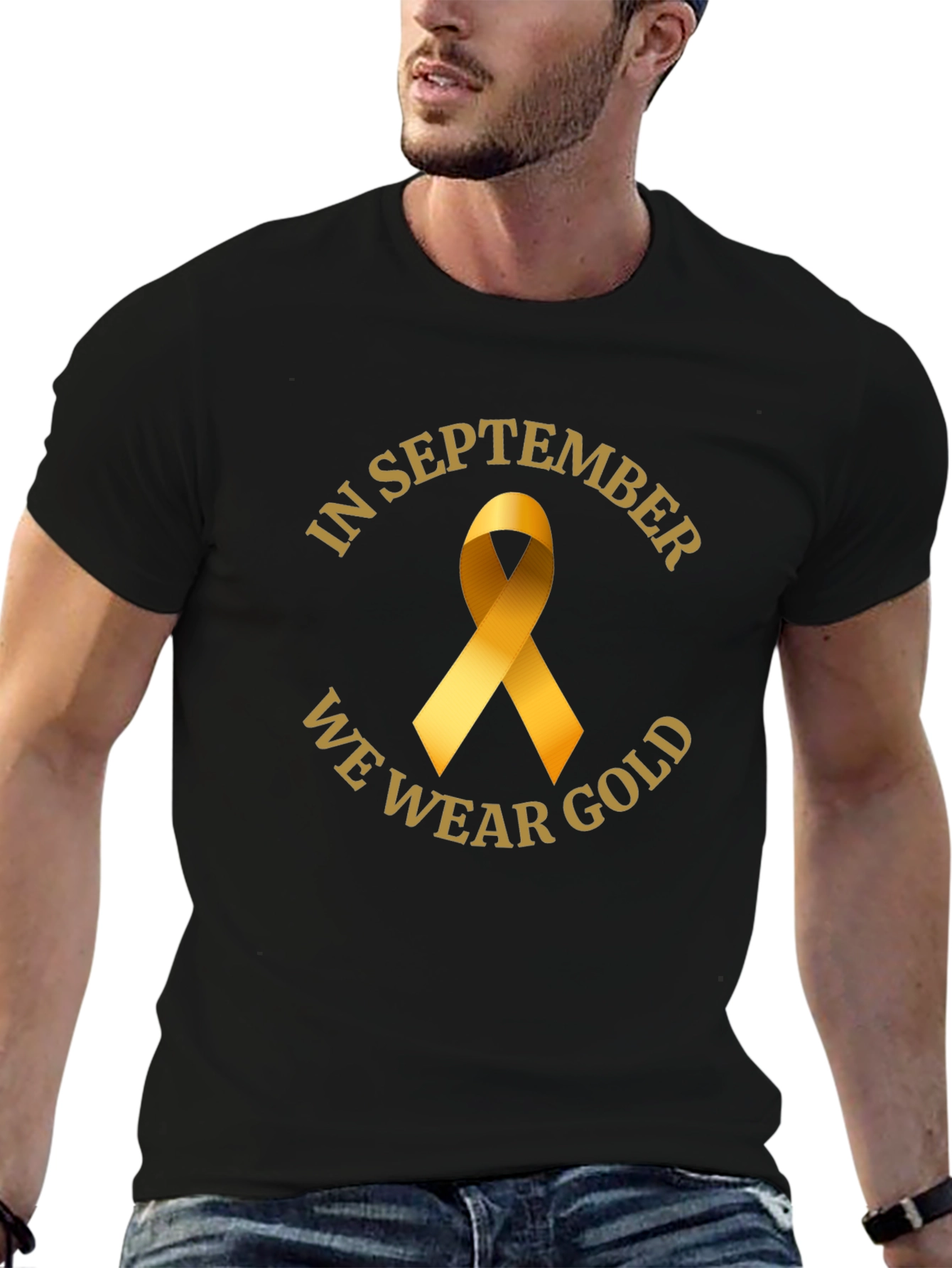 In September We Wear Gold Awareness T-Shirt