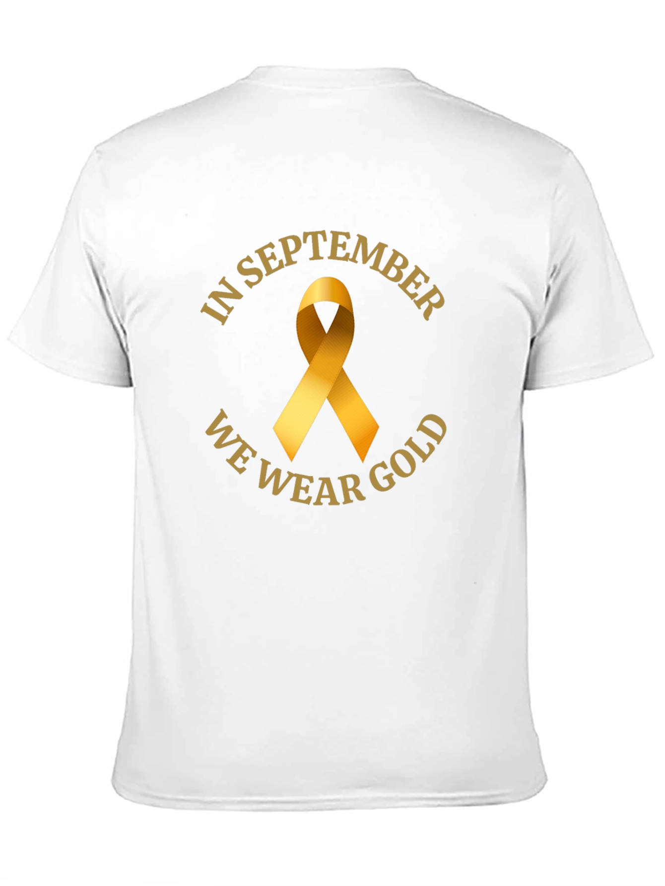 In September We Wear Gold Awareness T-Shirt
