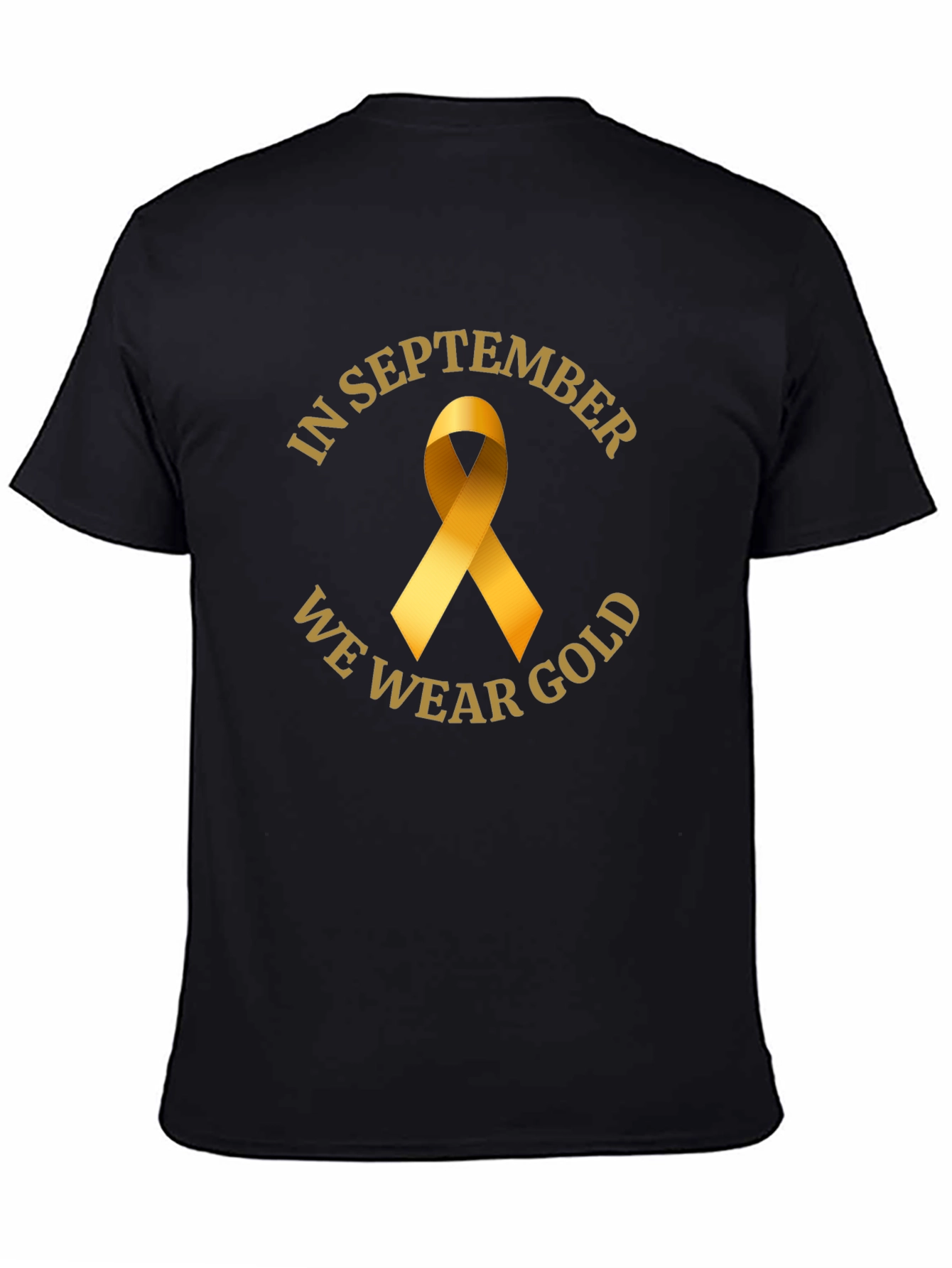 In September We Wear Gold Awareness T-Shirt