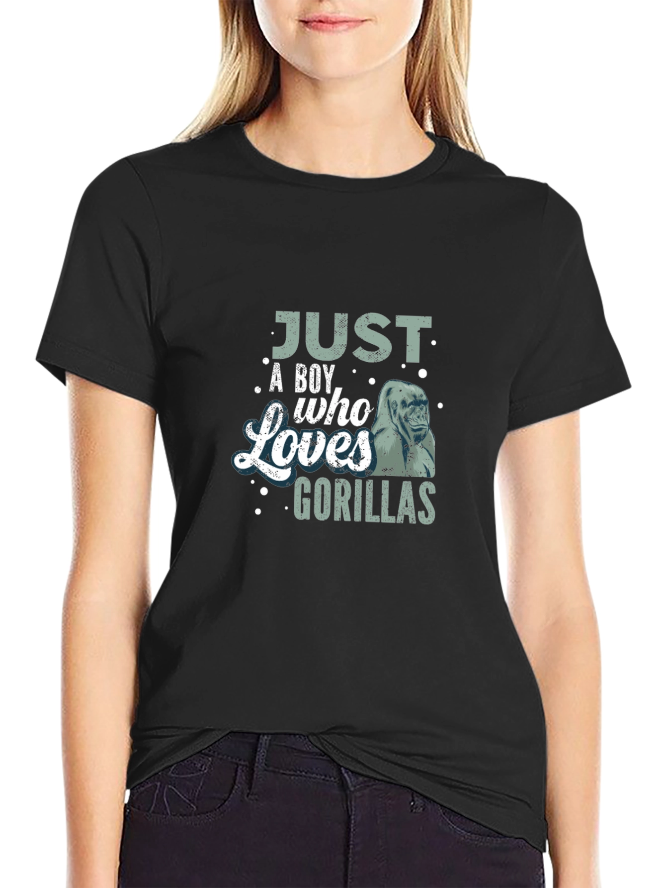 Boy Who Loves Gorillas T-Shirt