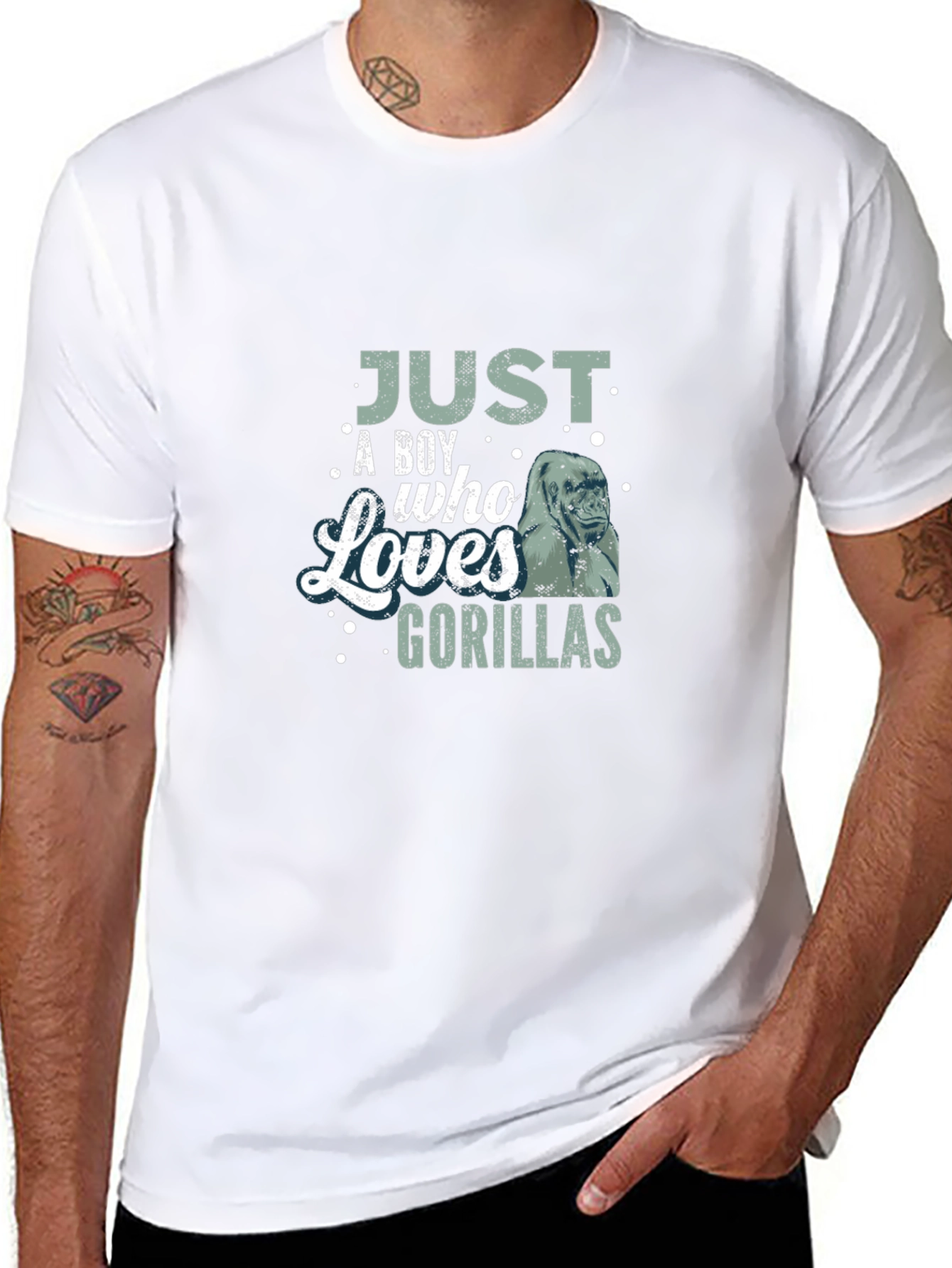 Boy Who Loves Gorillas T-Shirt