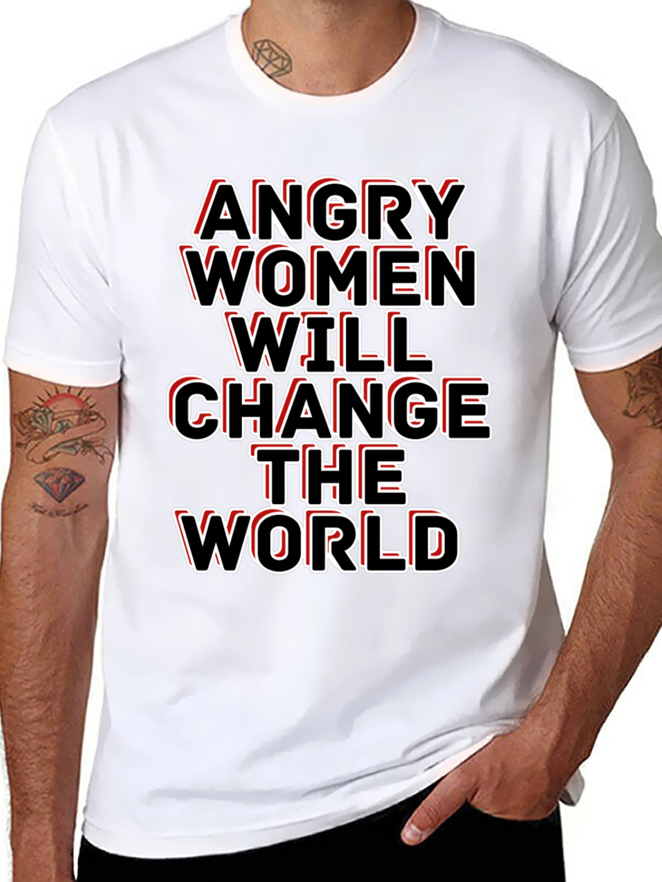 Angry Women Will Change The World T-Shirt