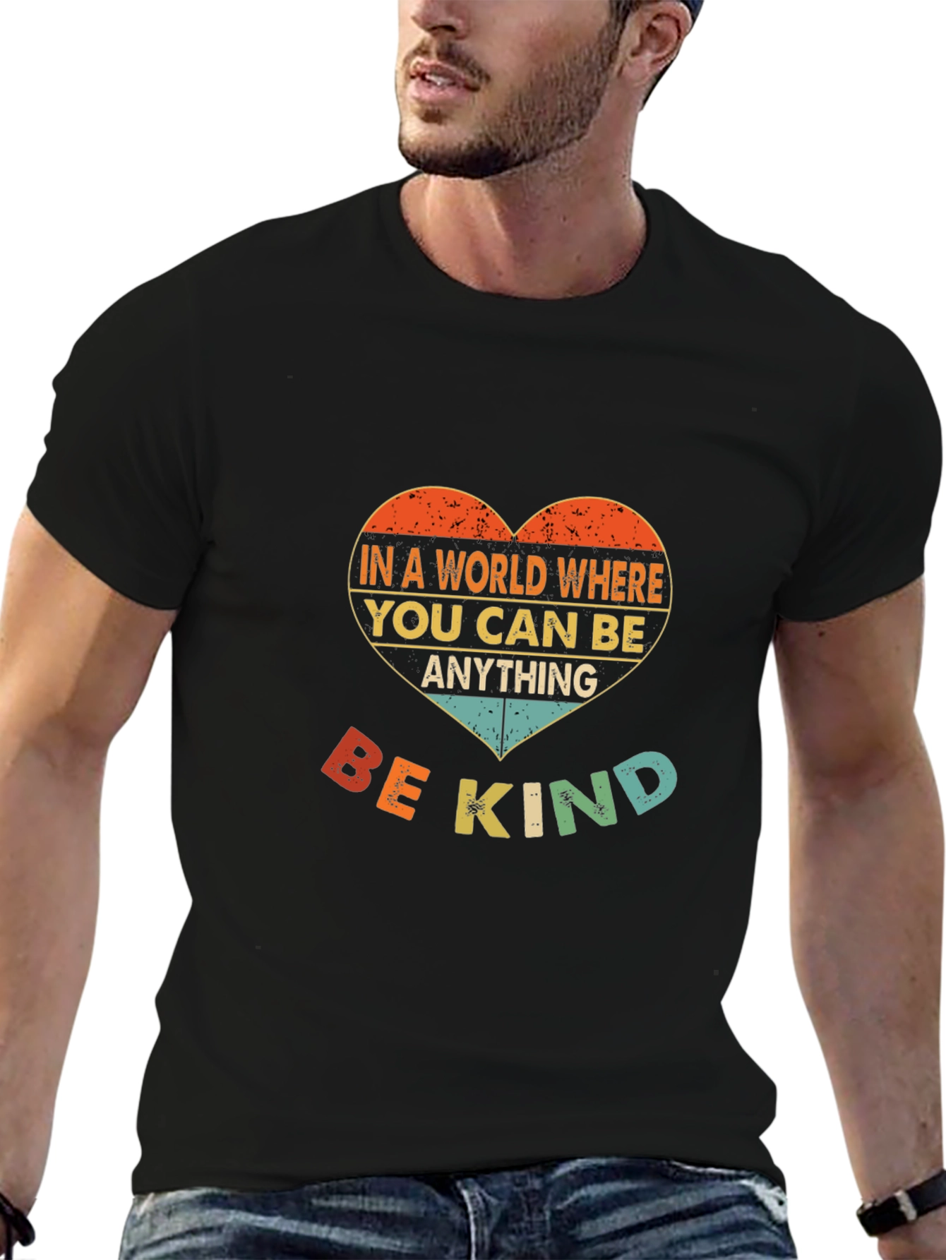 Be Kind T-Shirt - Heart Design