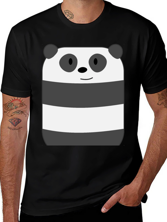 Panda Bear Graphic Tee - Cute Cartoon Animal Design T-Shirt