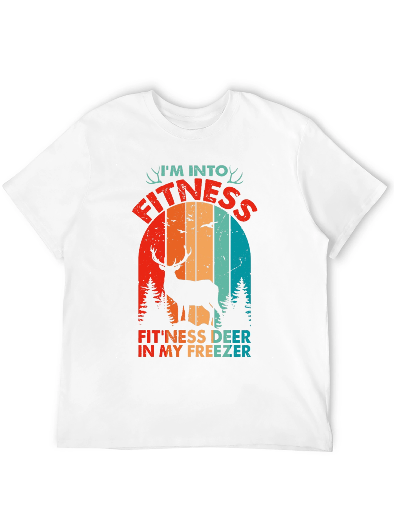 Fitness Deer In My Freezer Graphic Tee