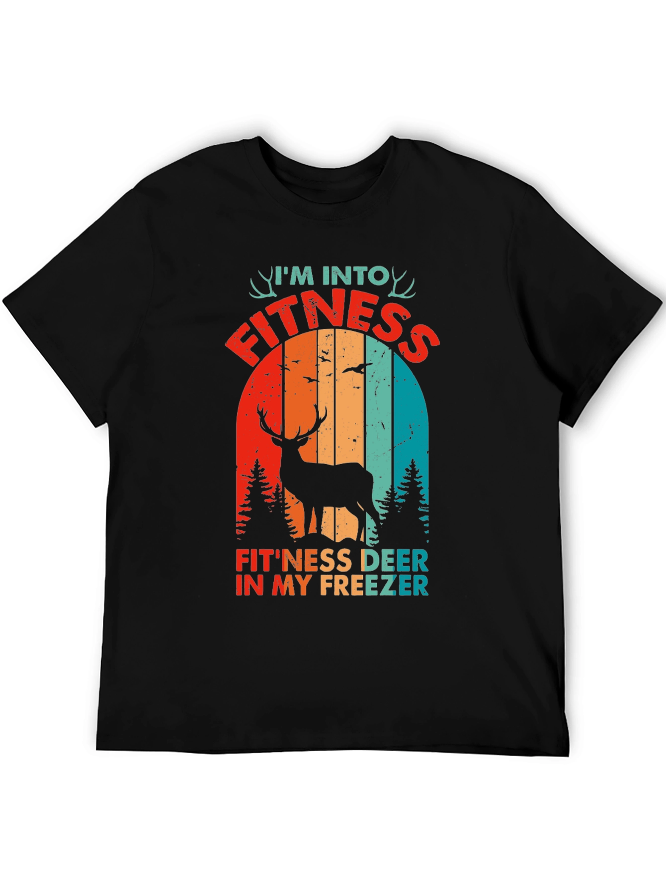 Fitness Deer In My Freezer Graphic Tee