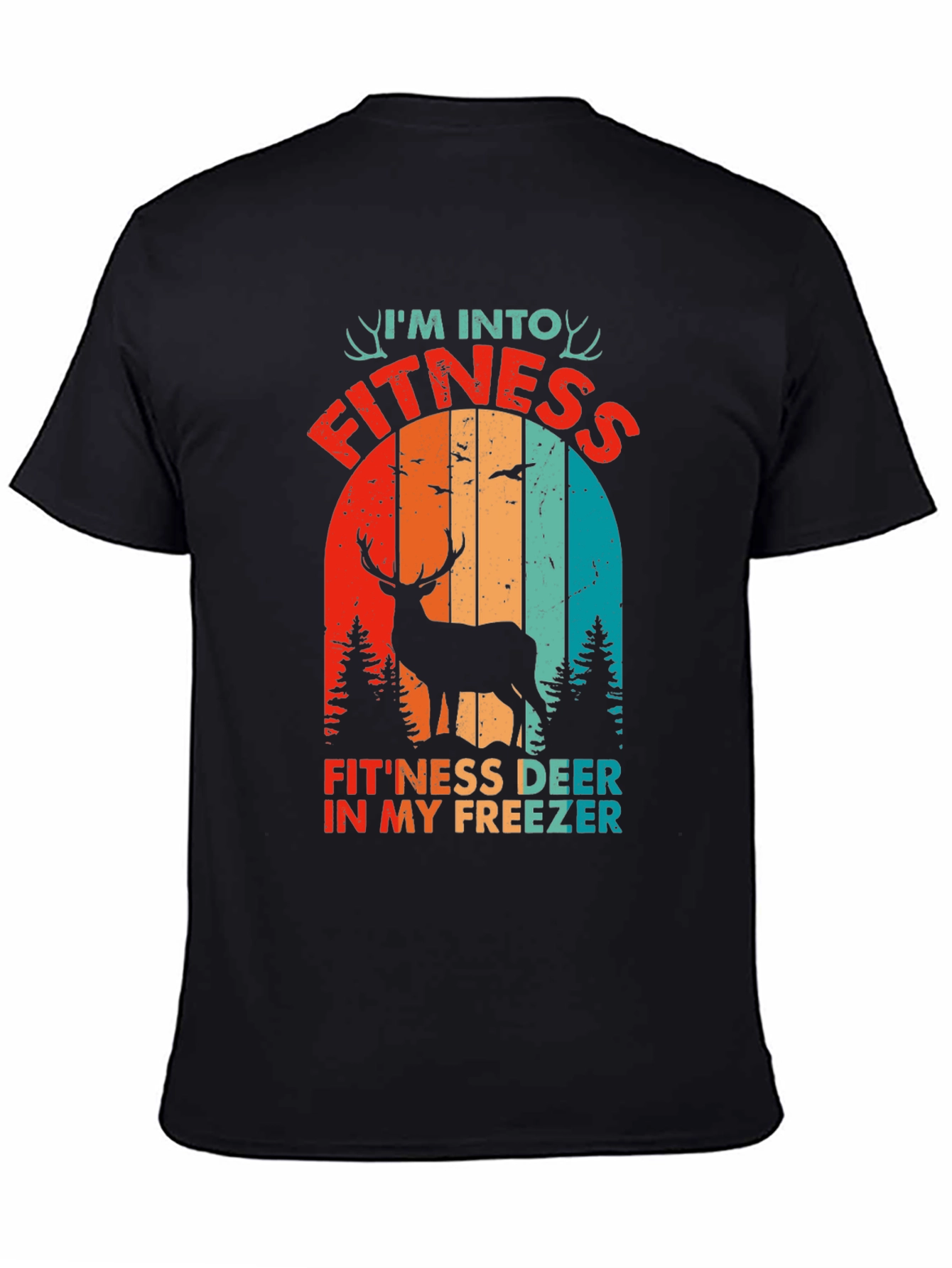 Fitness Deer In My Freezer Graphic Tee