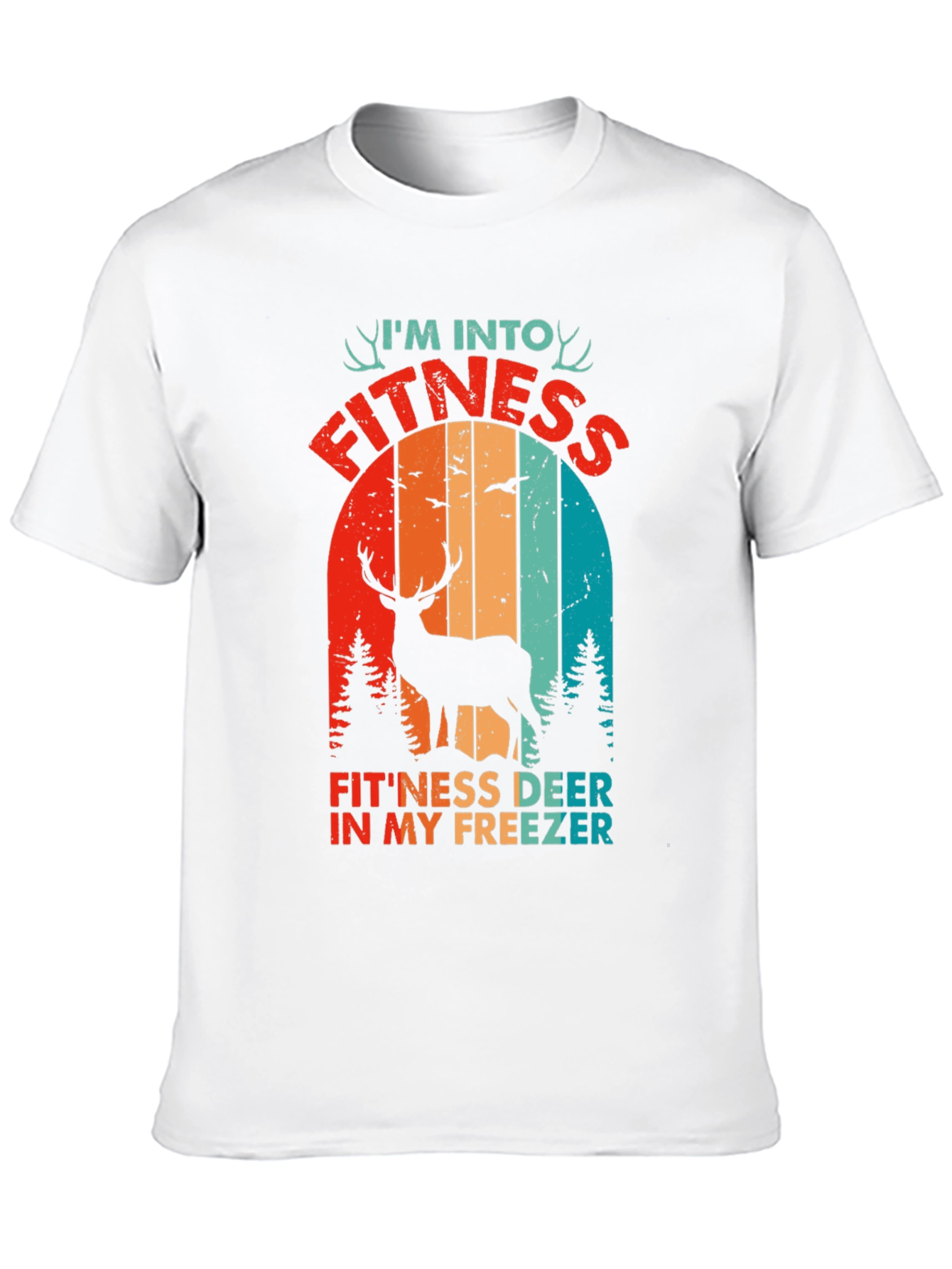 Fitness Deer In My Freezer Graphic Tee