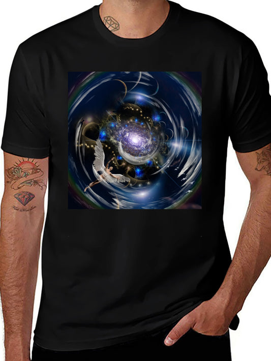 Cosmic Angel Graphic T-Shirt