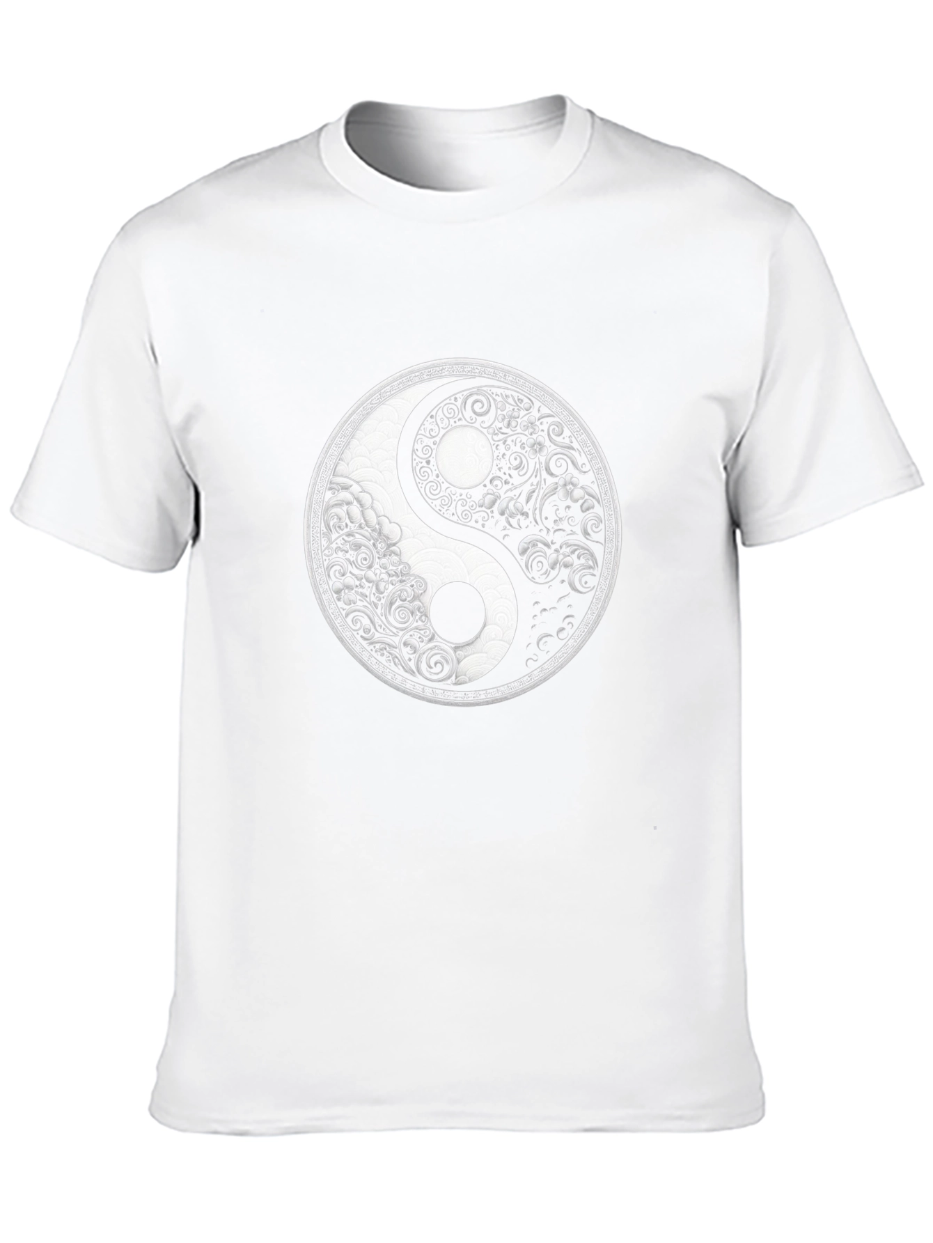Yin Yang Graphic T-Shirt - Black