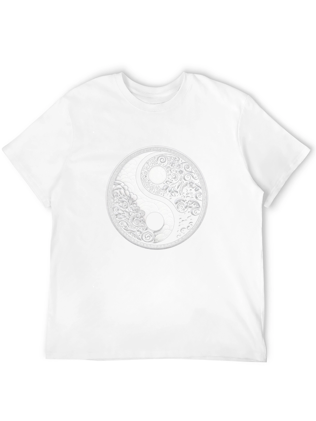 Yin Yang Graphic T-Shirt - Black