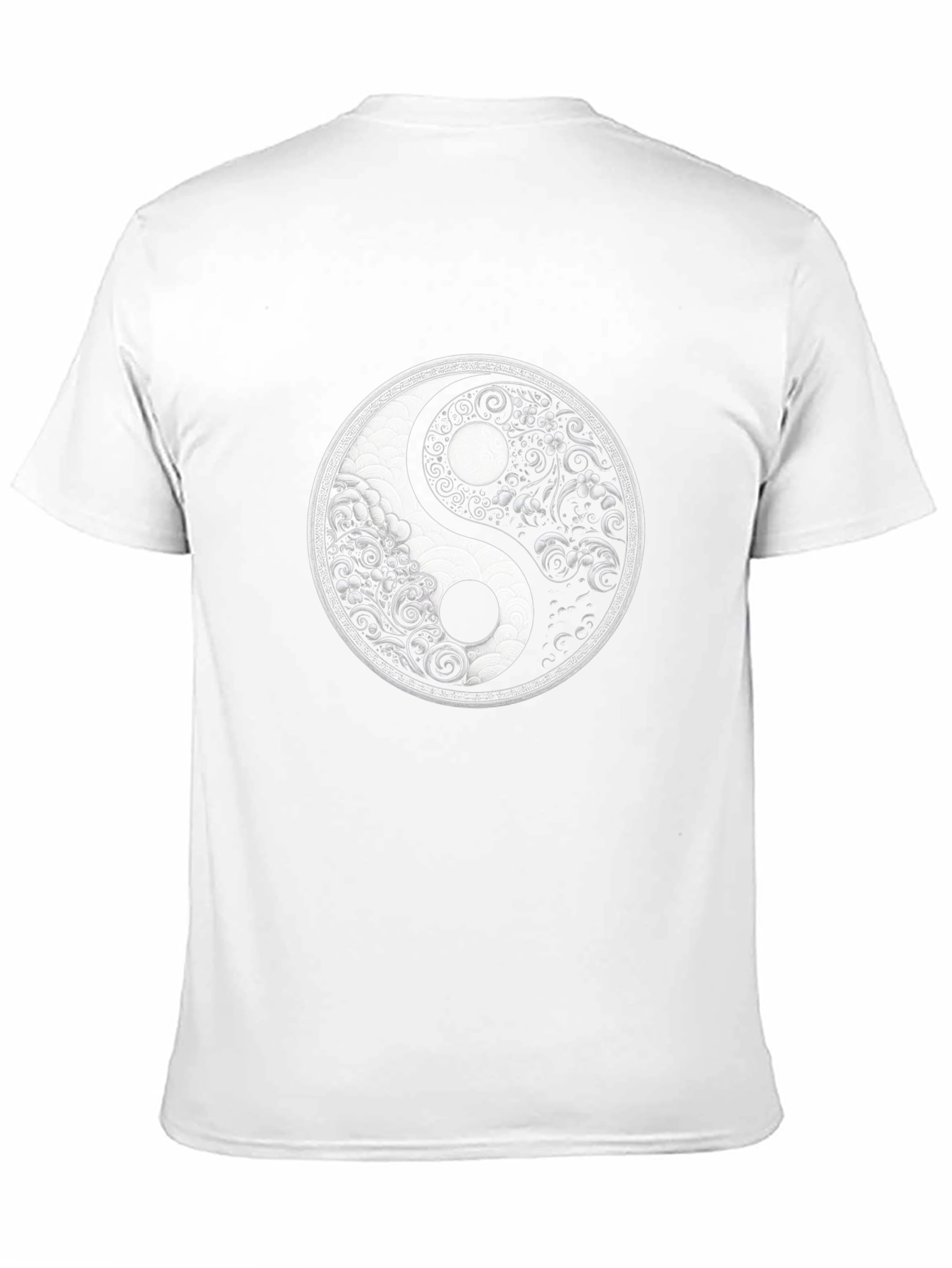 Yin Yang Graphic T-Shirt - Black
