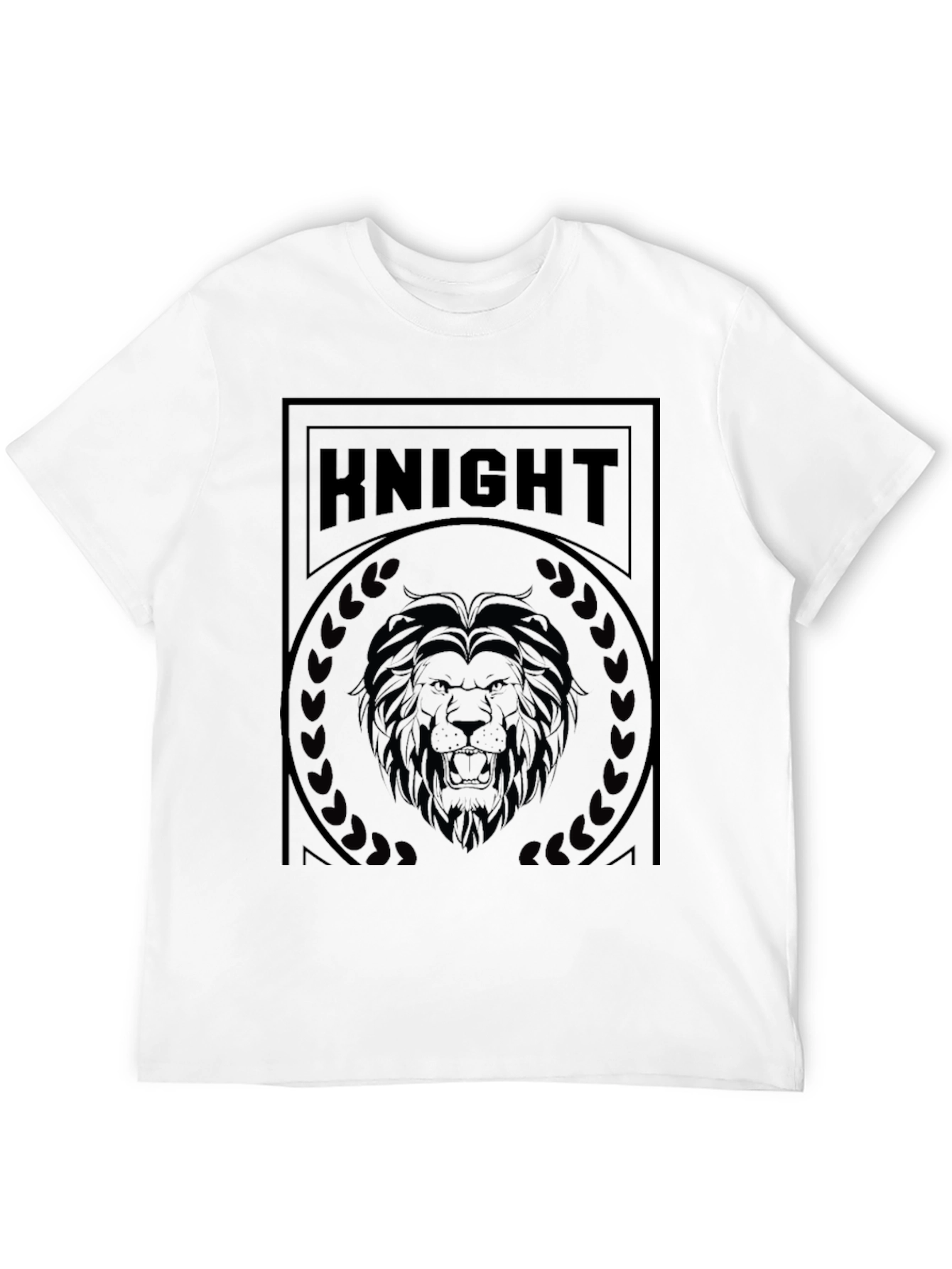 Knight Lion Graphic T-Shirt - Mens