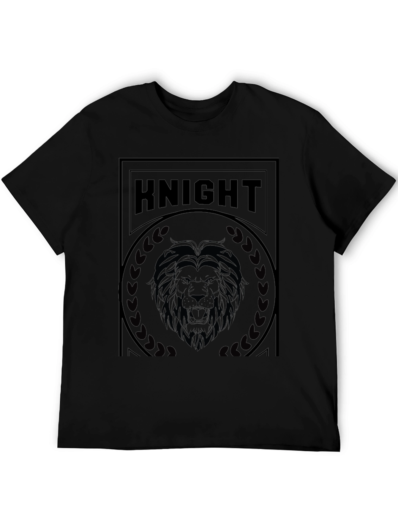 Knight Lion Graphic T-Shirt - Mens