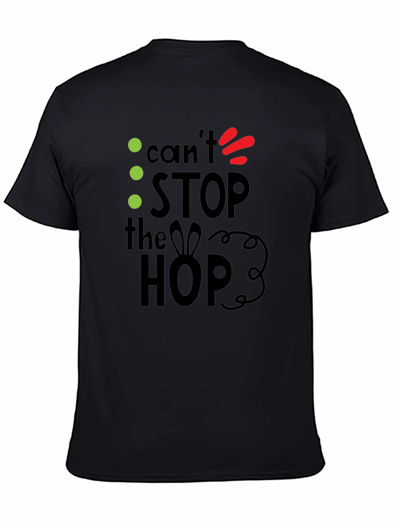 Cant Stop the Hop Black Graphic Tee