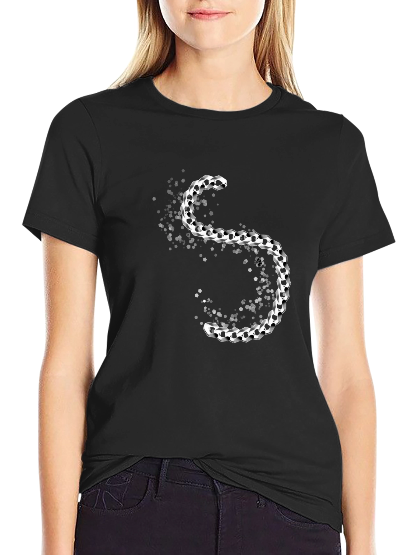 Soccer Ball S Graphic Tee - Black