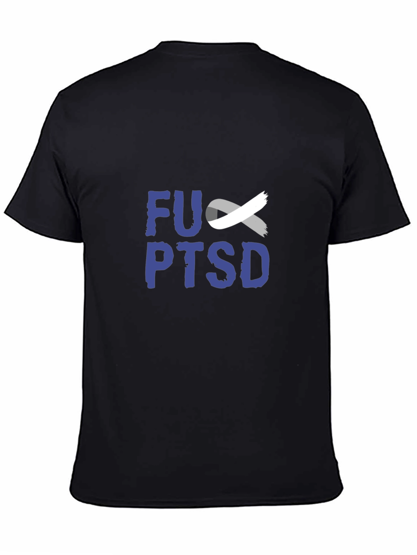 FU PTSD Awareness T-Shirt - Unisex Black Tee