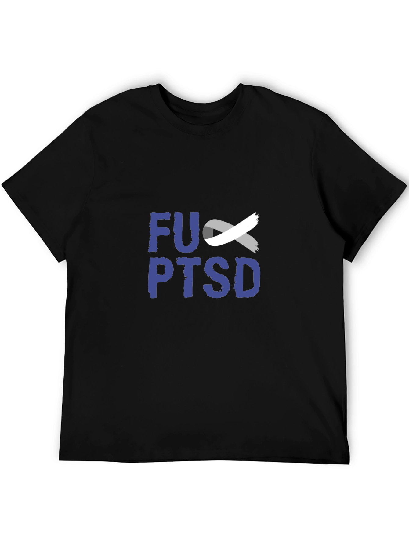 FU PTSD Awareness T-Shirt - Unisex Black Tee
