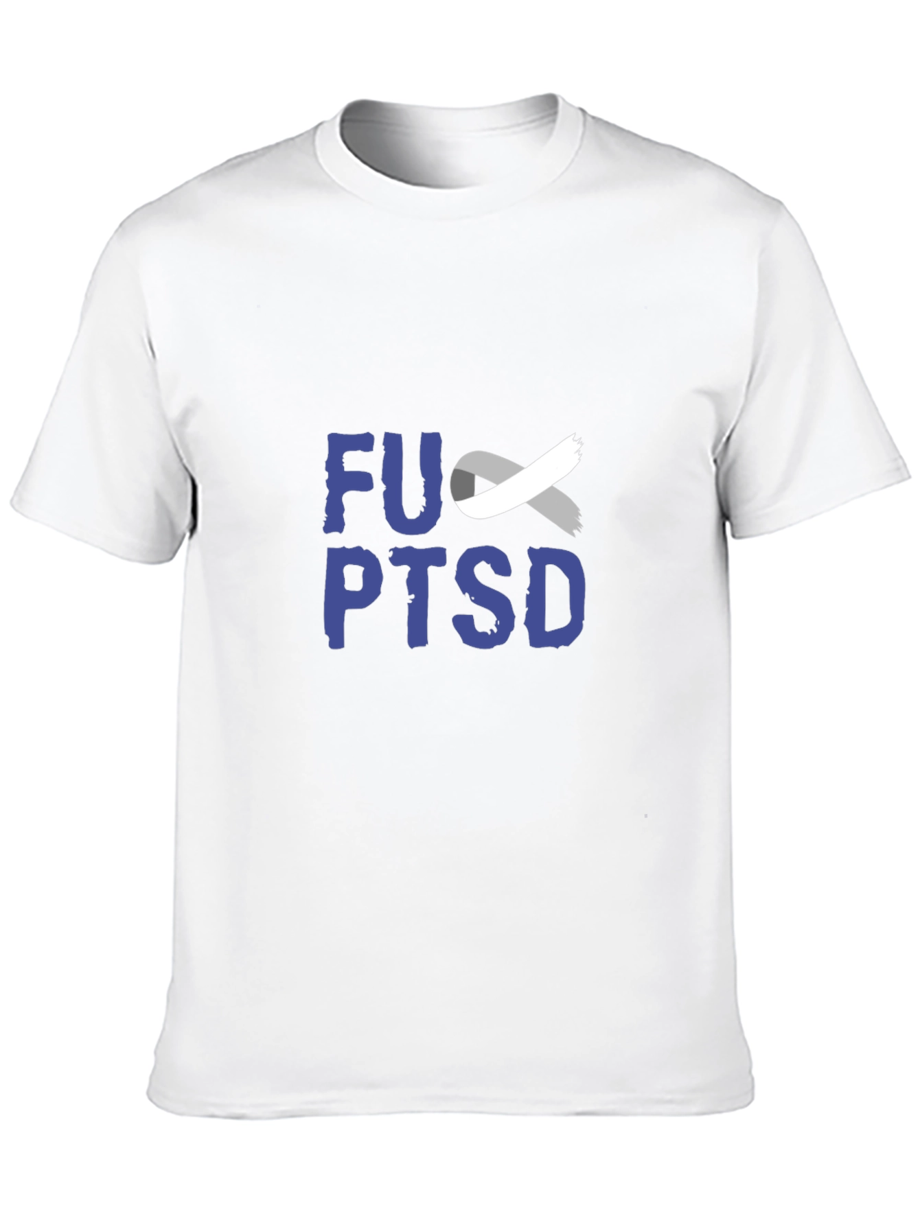 FU PTSD Awareness T-Shirt - Unisex Black Tee