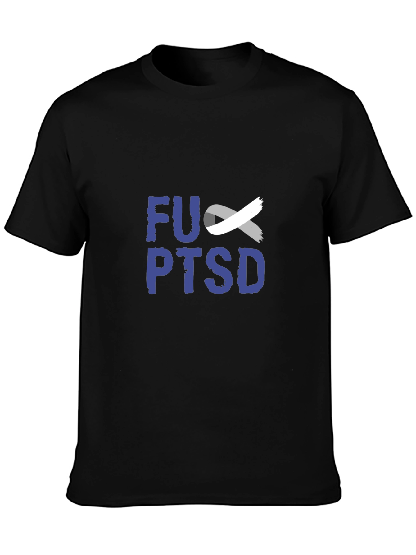 FU PTSD Awareness T-Shirt - Unisex Black Tee