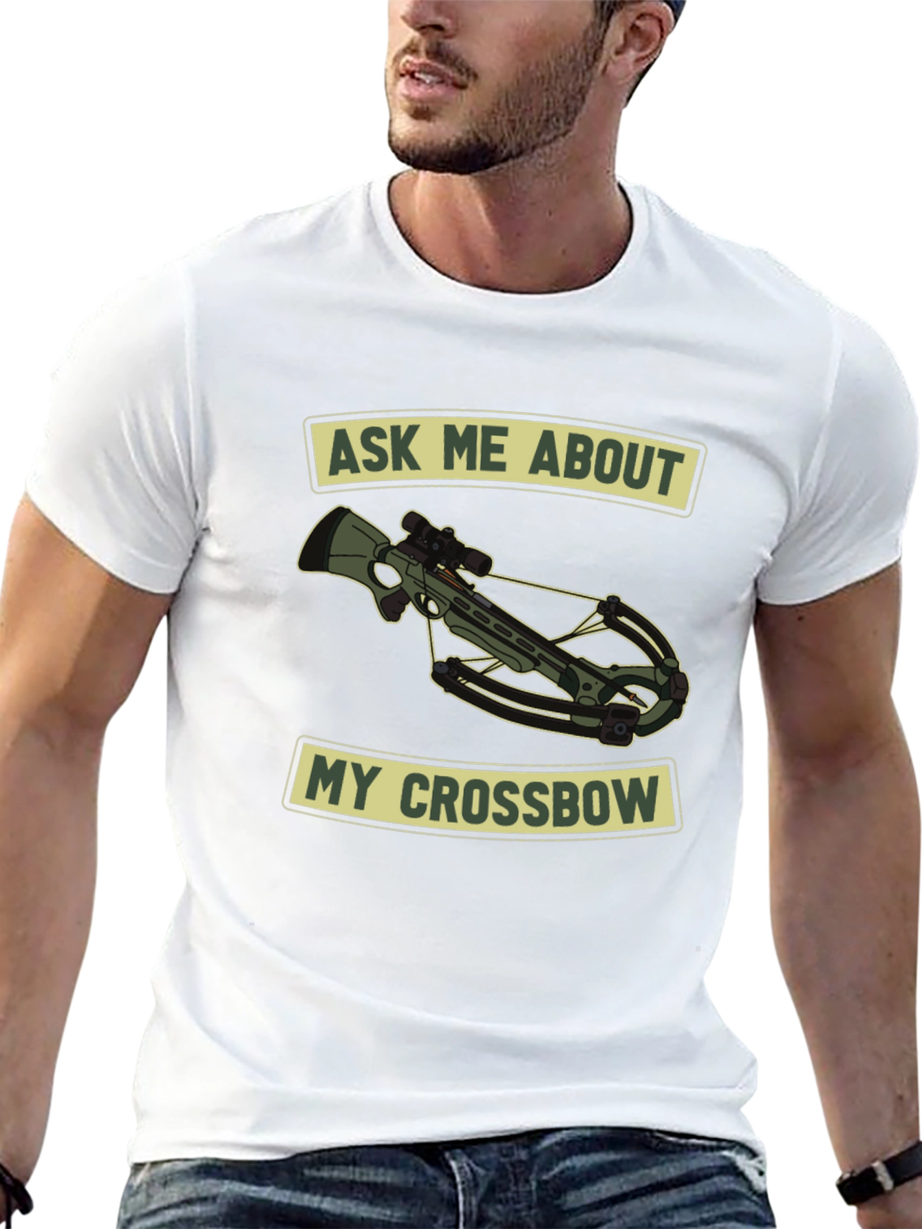 Ask Me About My Crossbow T-Shirt