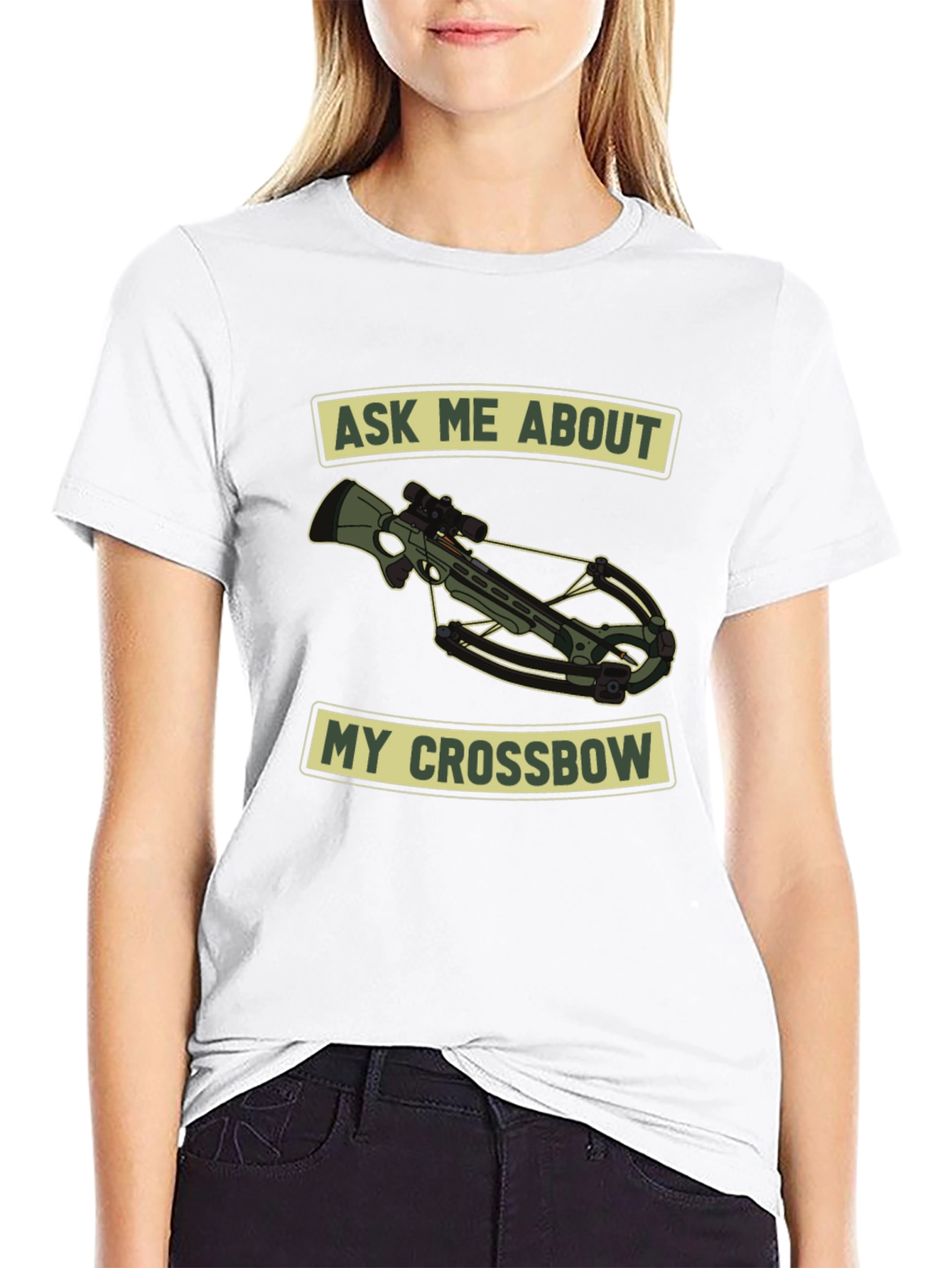 Ask Me About My Crossbow T-Shirt