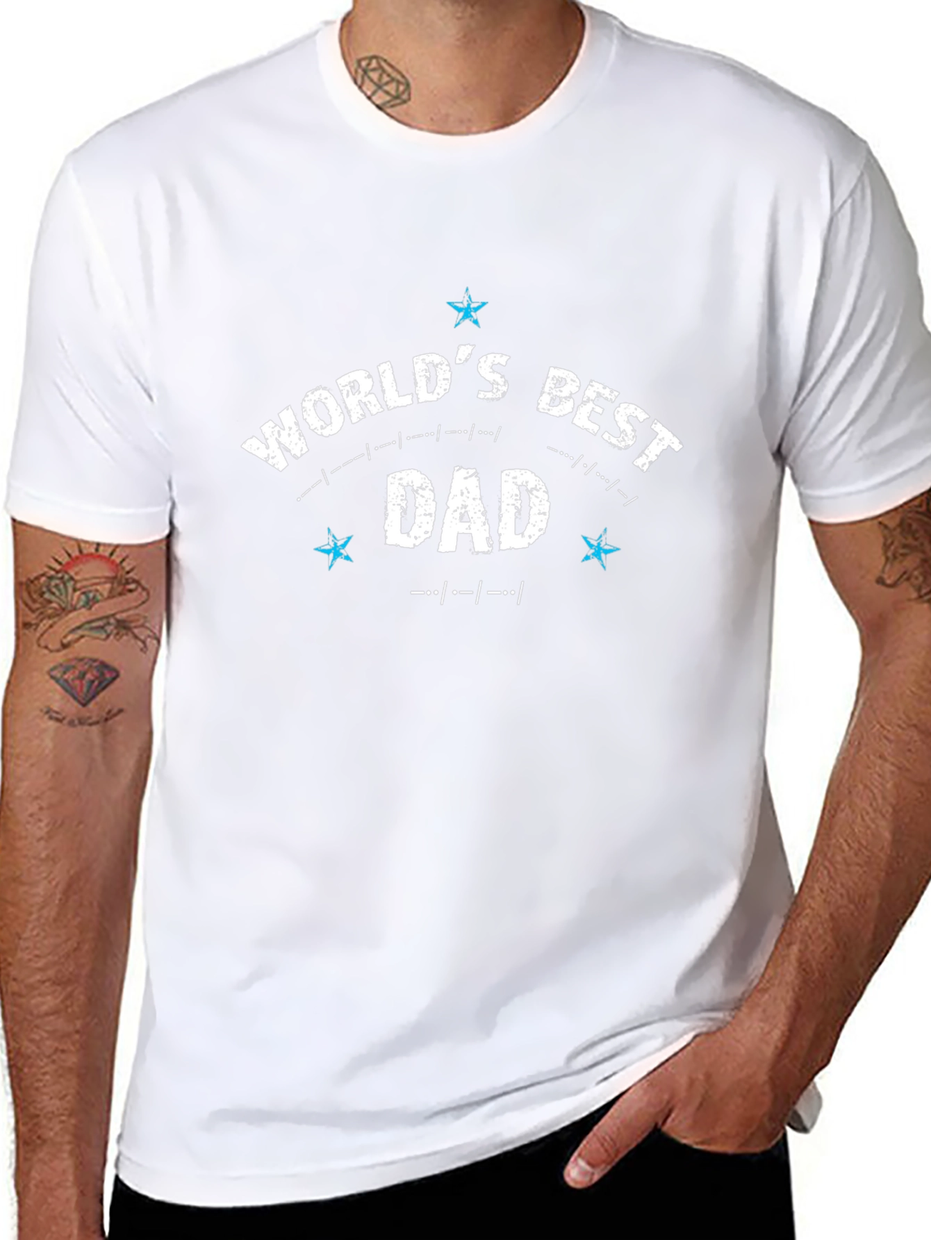 Worlds Best Dad T-Shirt - Fathers Day Gift