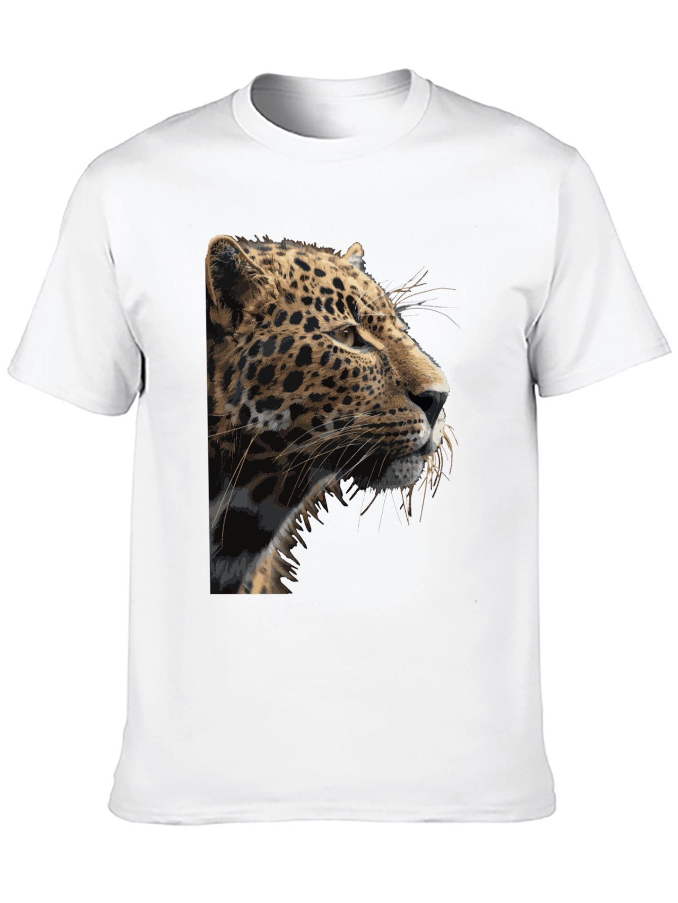 Jaguar Print Black T-Shirt - Mens Graphic Tee