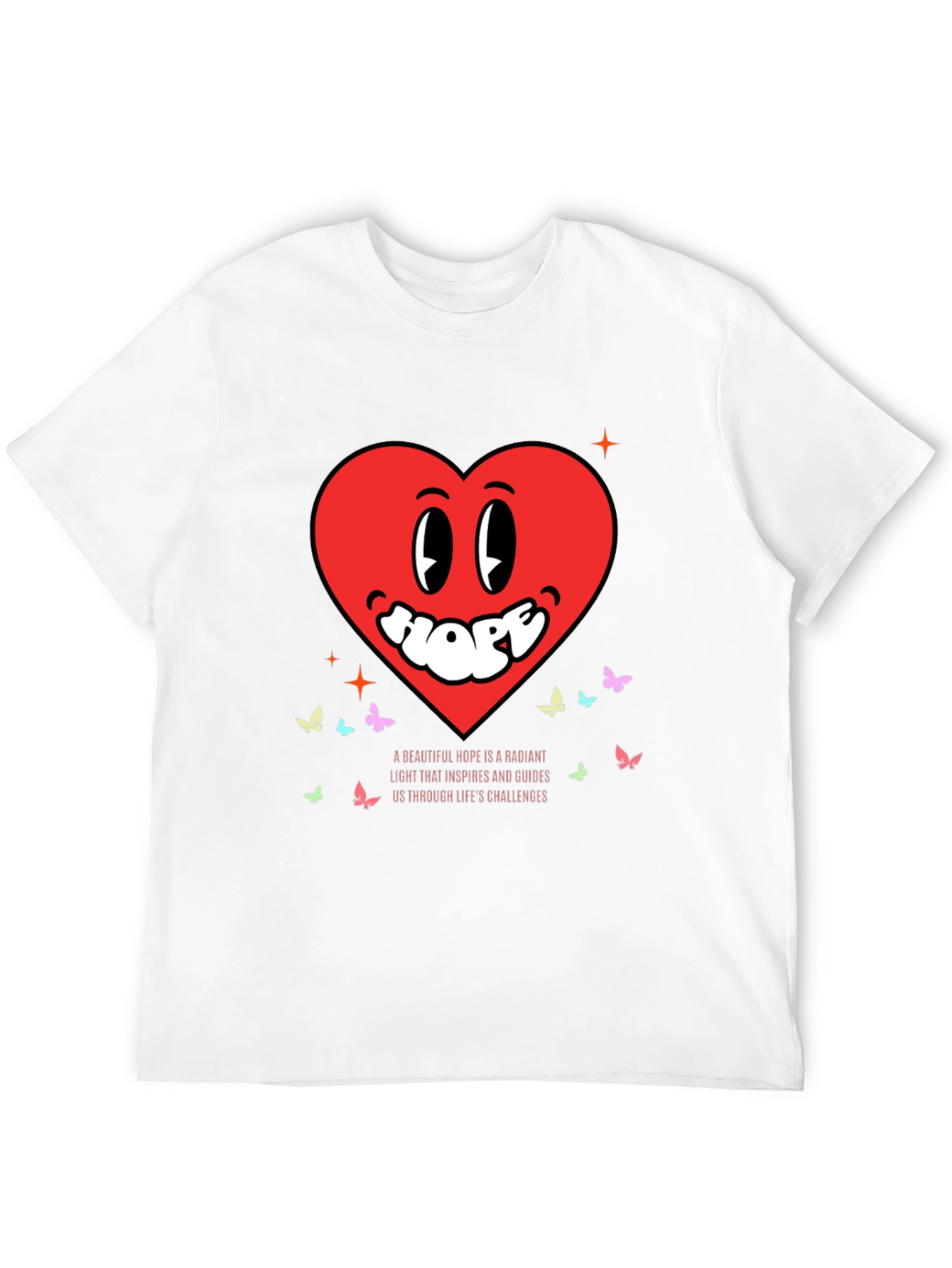 Hopeful Heart Tee - Radiant Light Inspiration