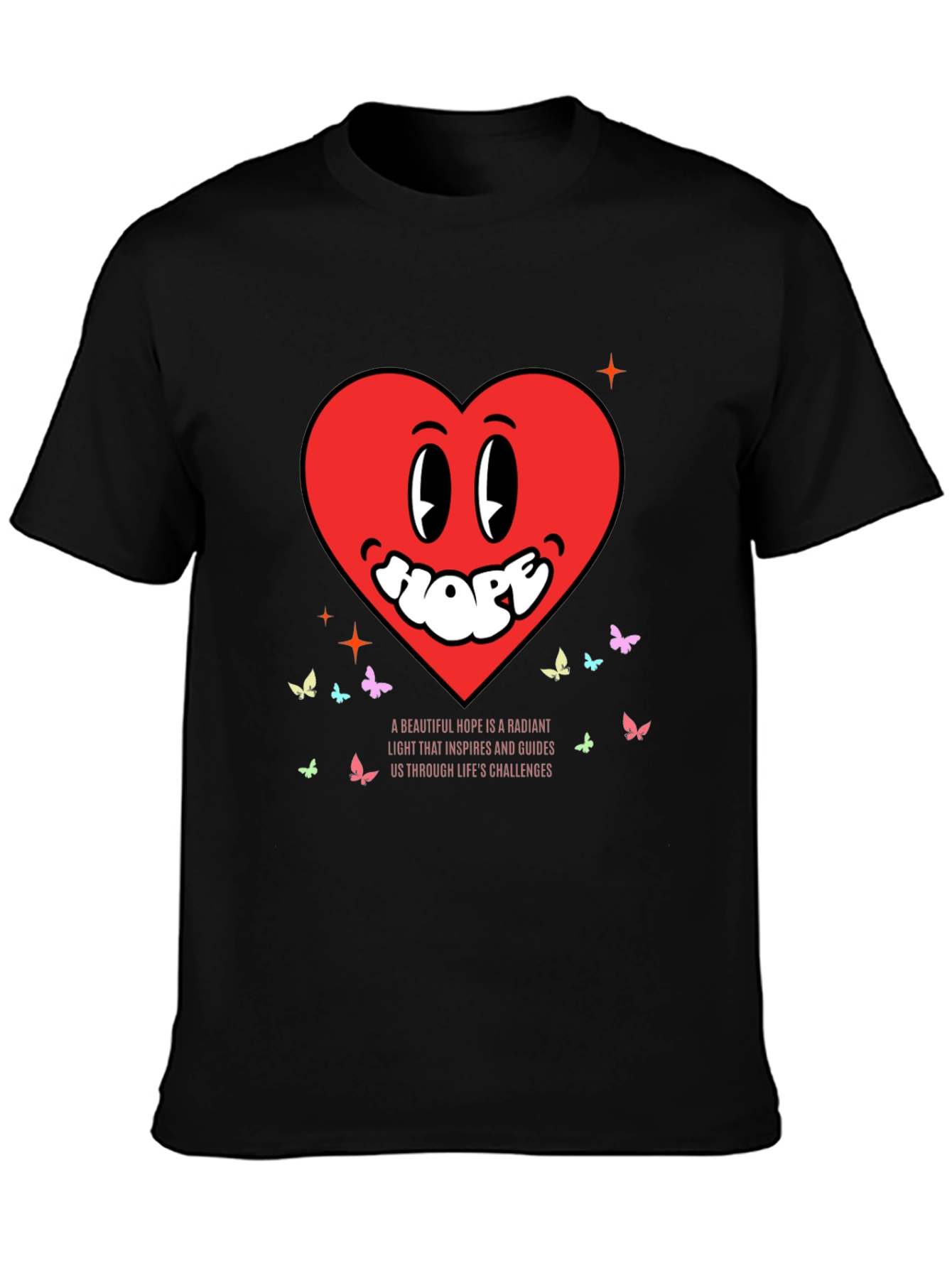 Hopeful Heart Tee - Radiant Light Inspiration